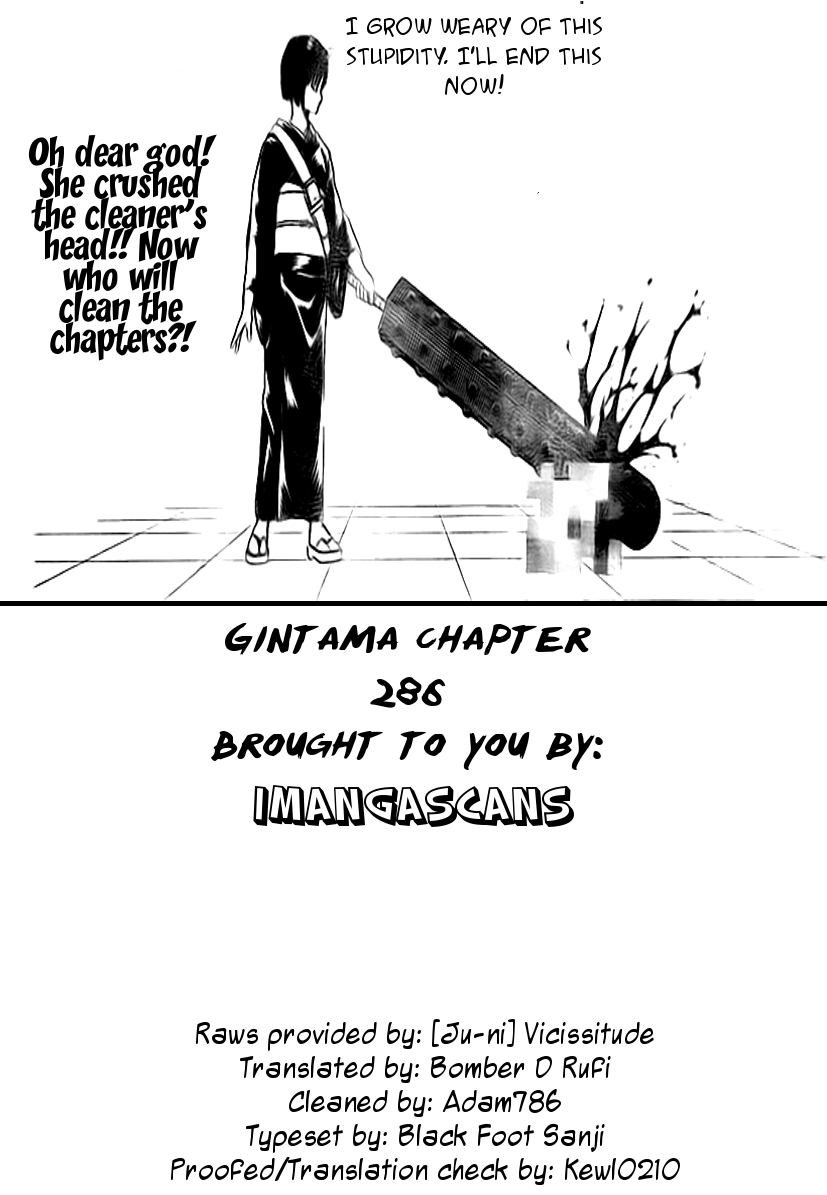 Halaman dari Gintama Chapter 286