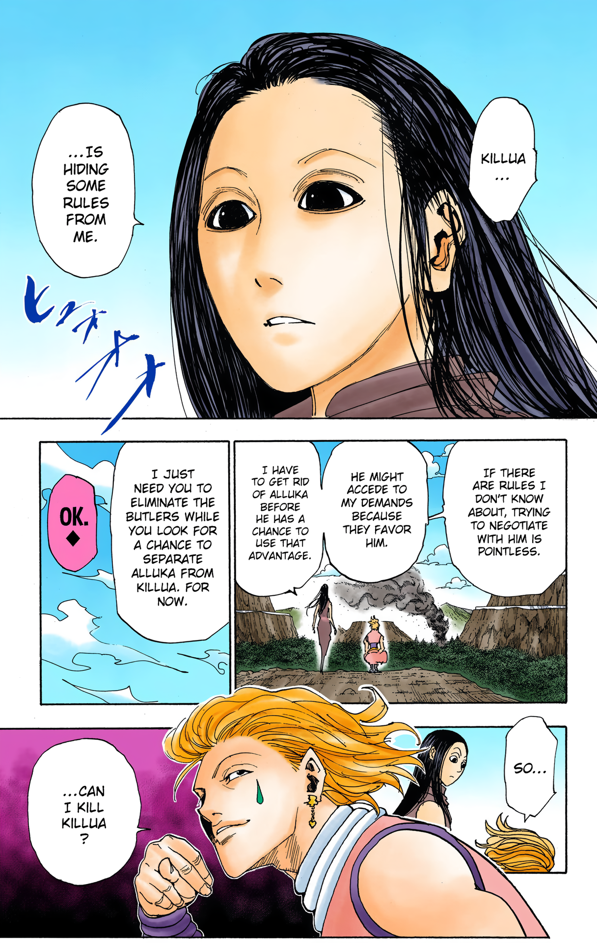 Halaman dari HUNTER x HUNTER (Official Colored) Chapter 326