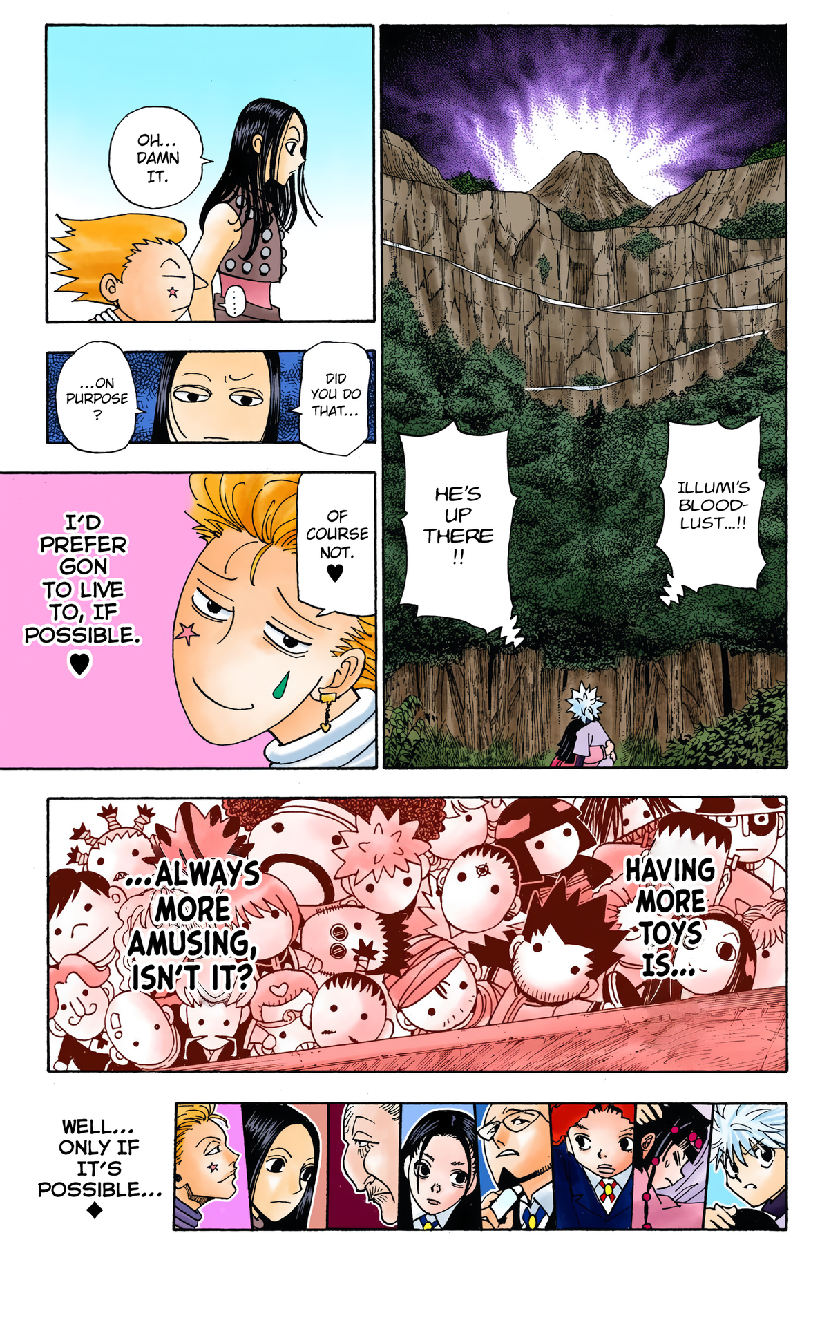 Halaman dari HUNTER x HUNTER (Official Colored) Chapter 326