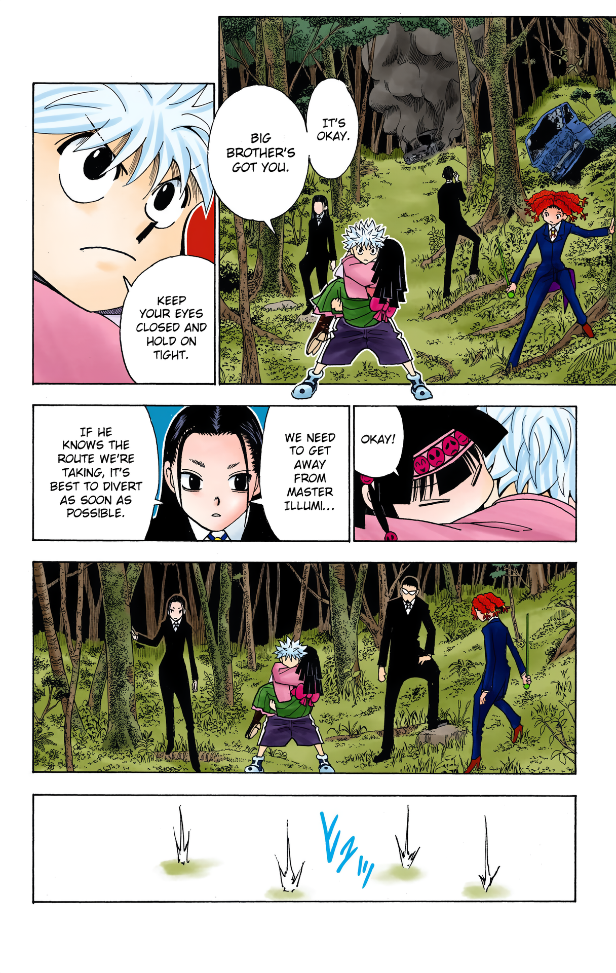 Halaman dari HUNTER x HUNTER (Official Colored) Chapter 326