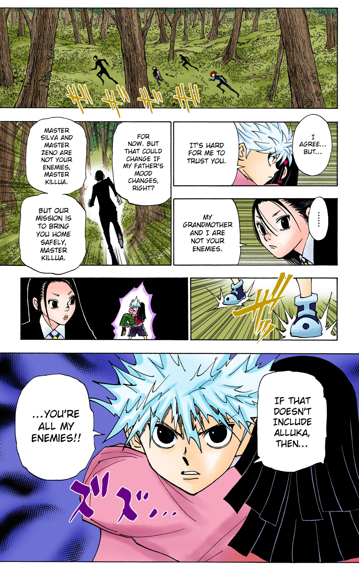 Halaman dari HUNTER x HUNTER (Official Colored) Chapter 326