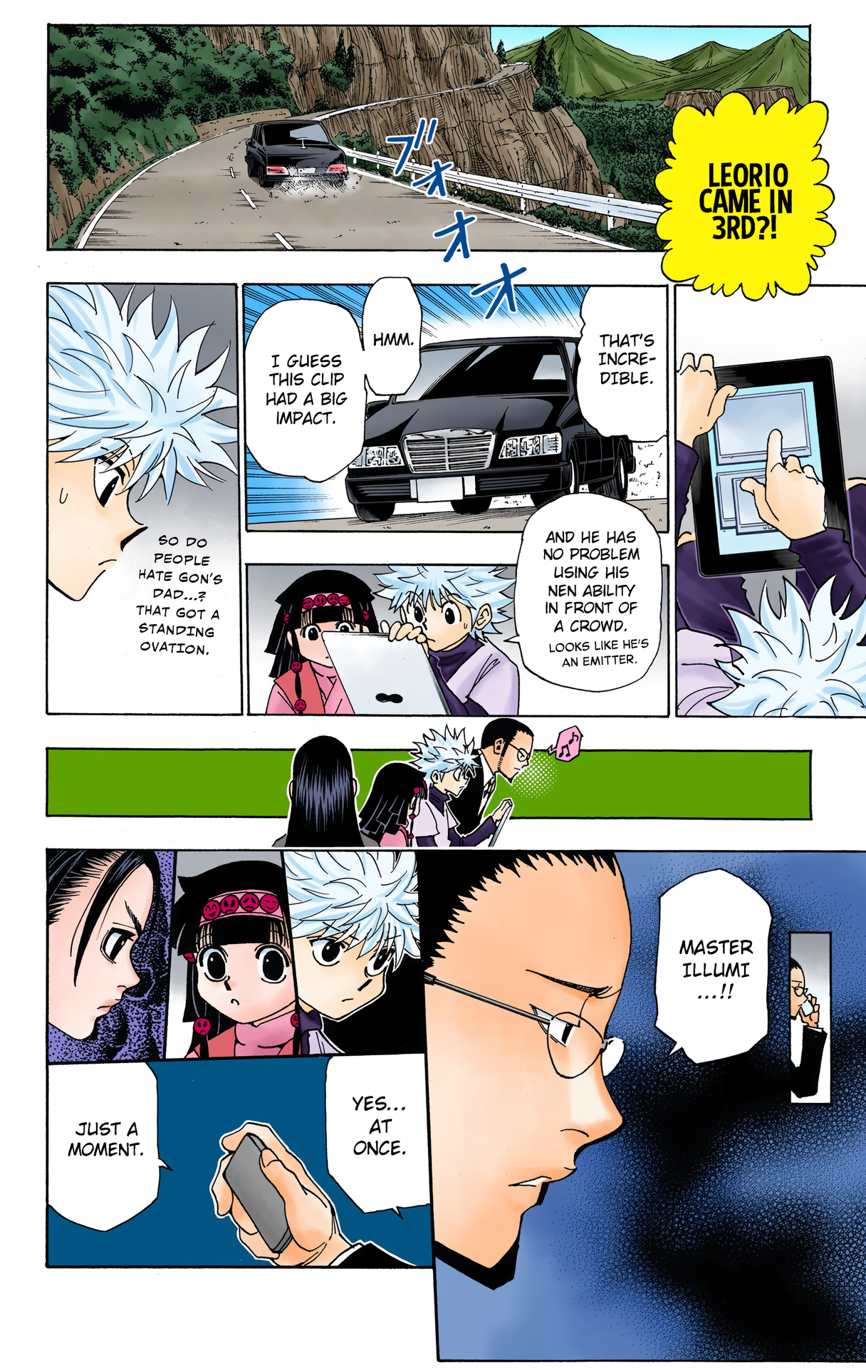 Halaman dari HUNTER x HUNTER (Official Colored) Chapter 326