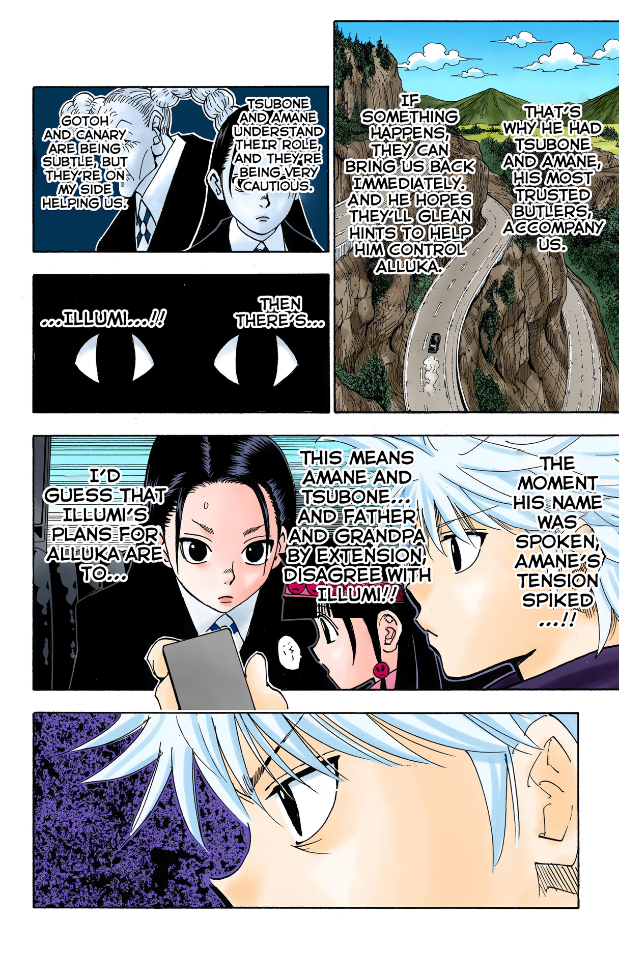 Halaman dari HUNTER x HUNTER (Official Colored) Chapter 326