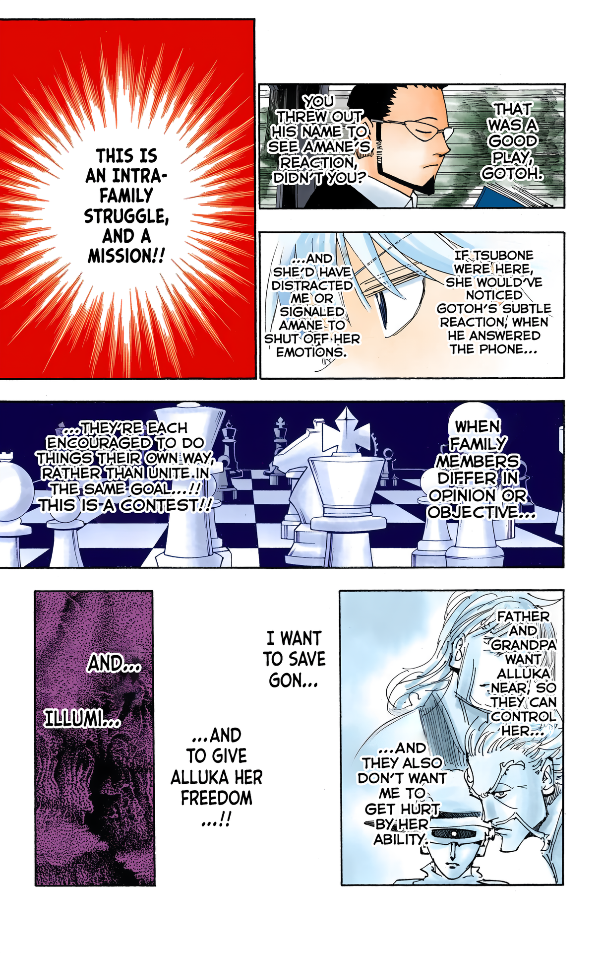Halaman dari HUNTER x HUNTER (Official Colored) Chapter 326