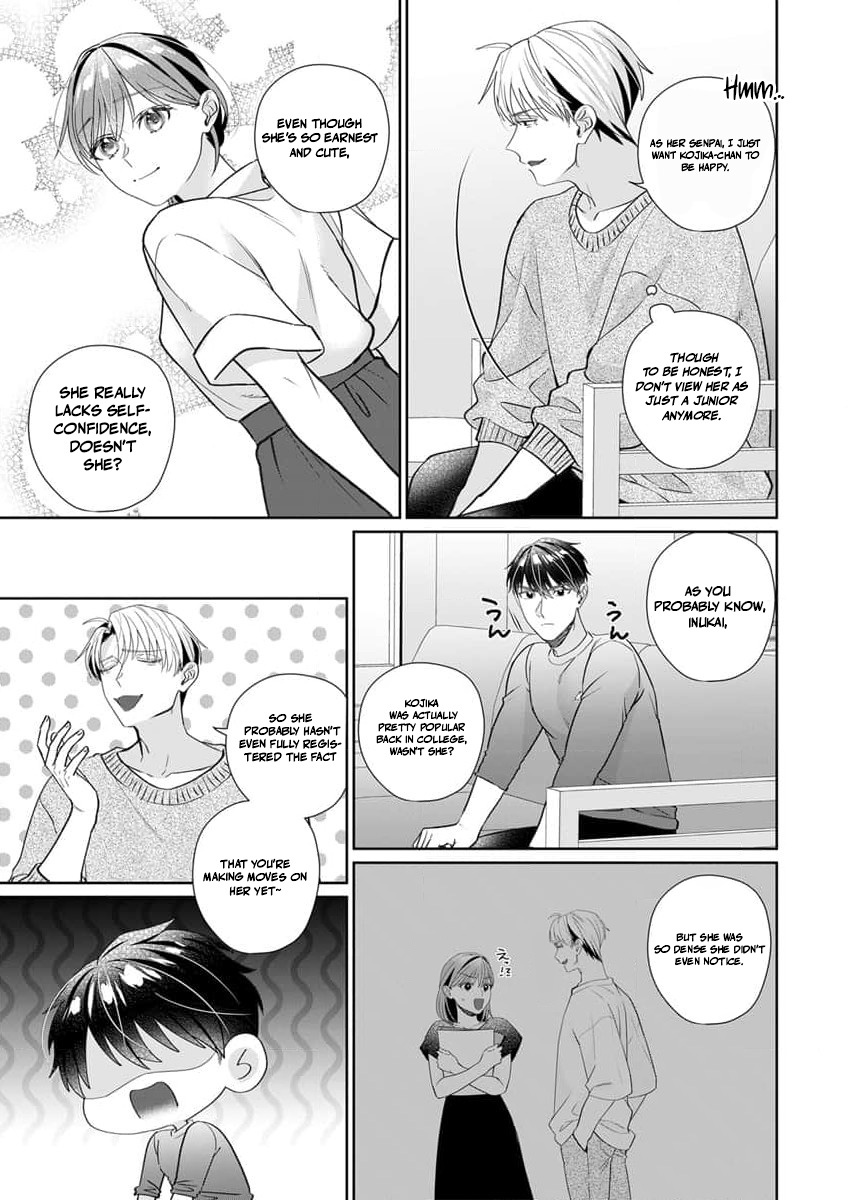 Ijiwaru Senpai to Ookina Kouhai ni Hasamare Douji Zeme!?: Ue mo Shita mo Issho ni Ijirare Torotoro ni Chapter 5 Page 10