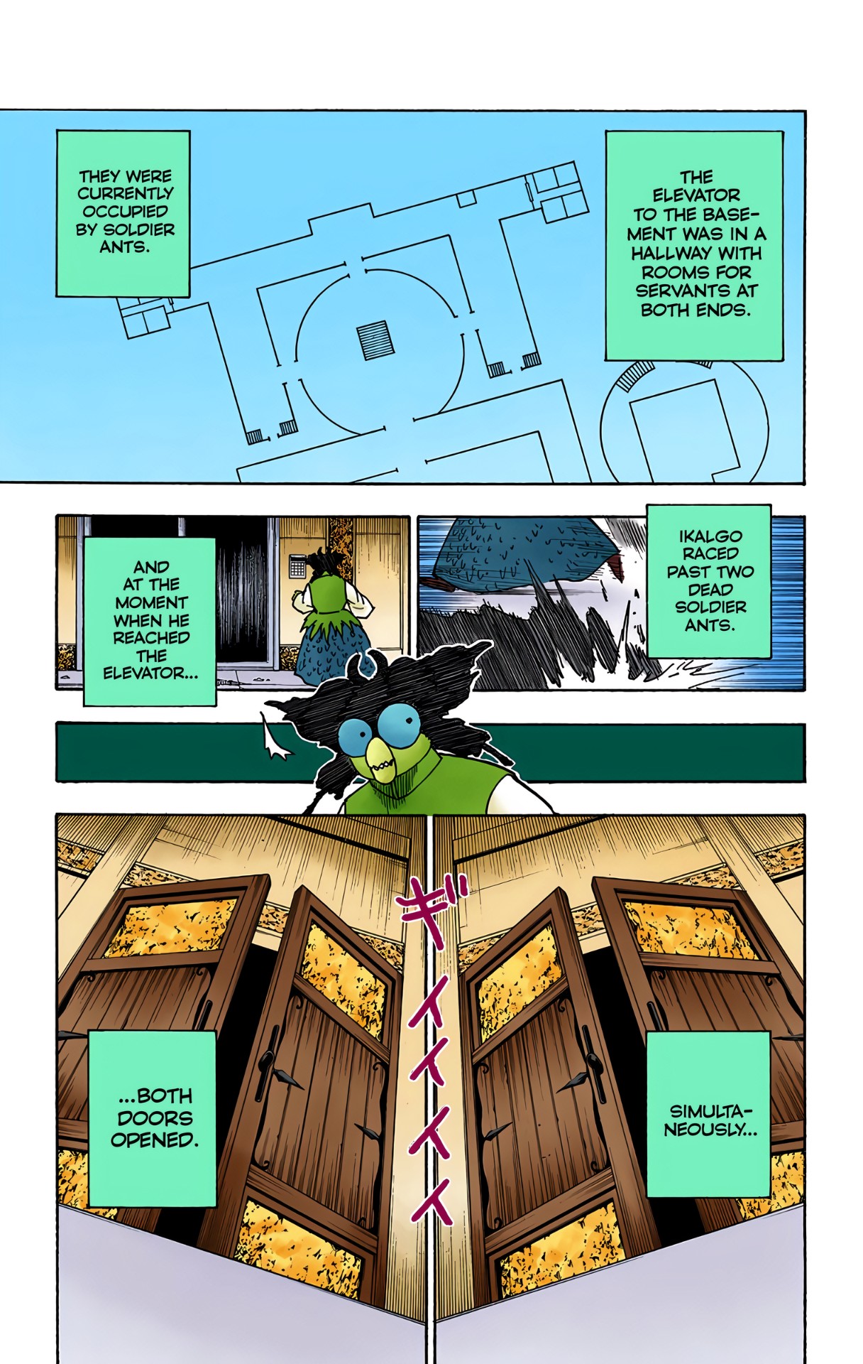 Halaman dari HUNTER x HUNTER (Official Colored) Chapter 270