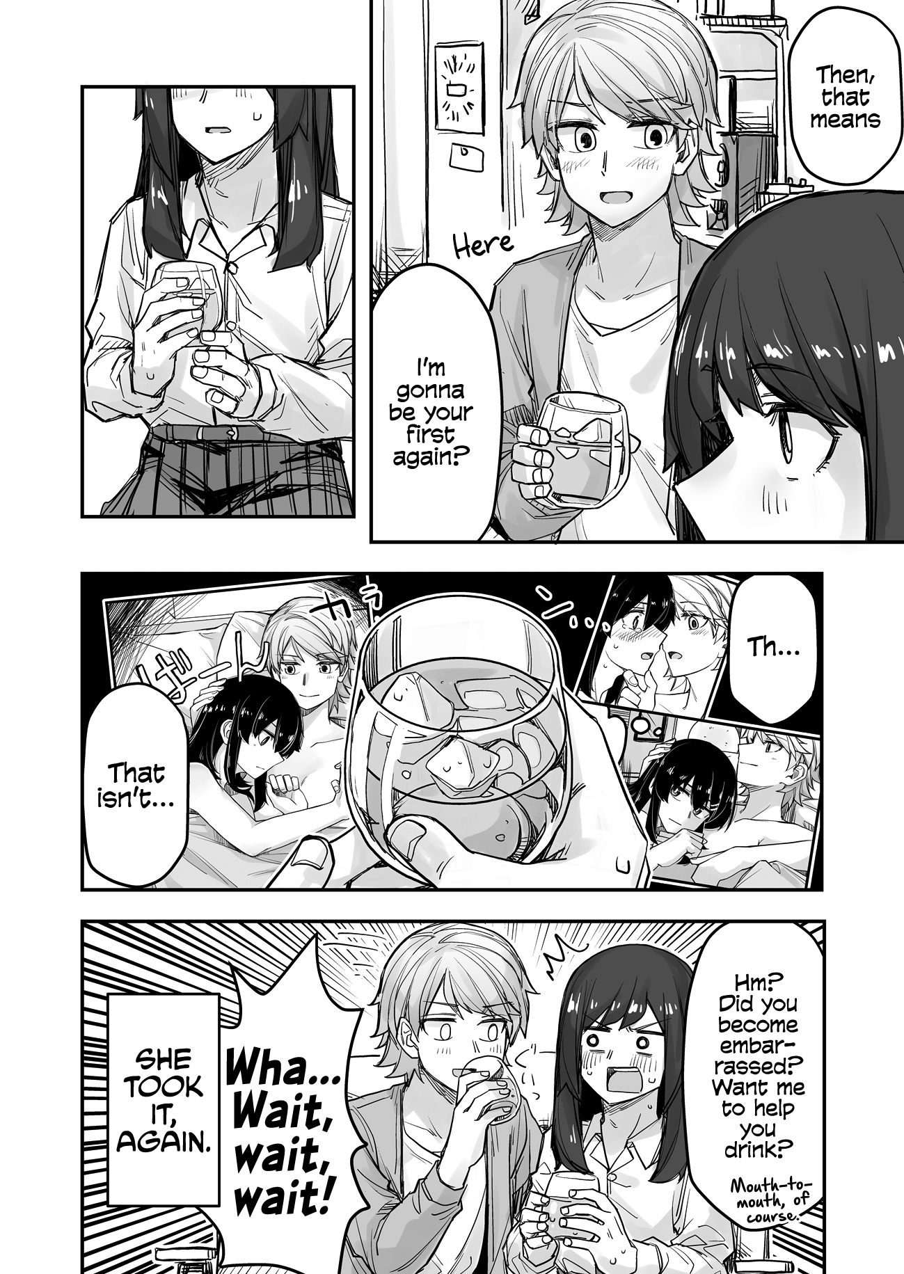 Halaman dari Ikemen Joshi to Josou Danshi Chapter 71