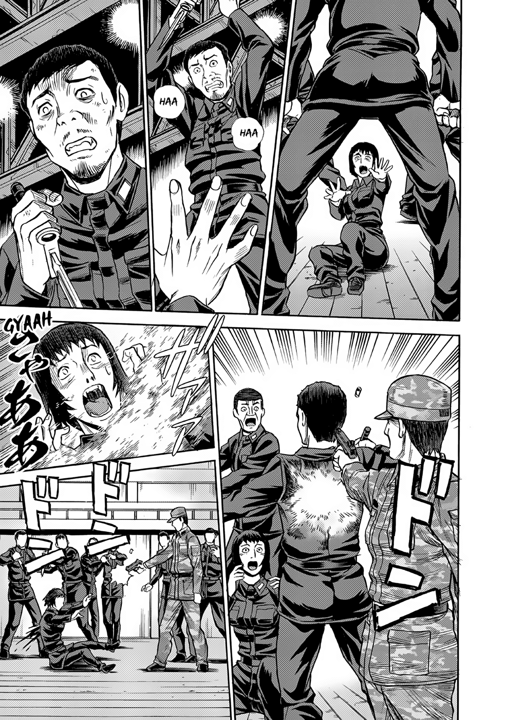 Halaman dari Dance in the Vampire Bund A.S.O. Chapter 28