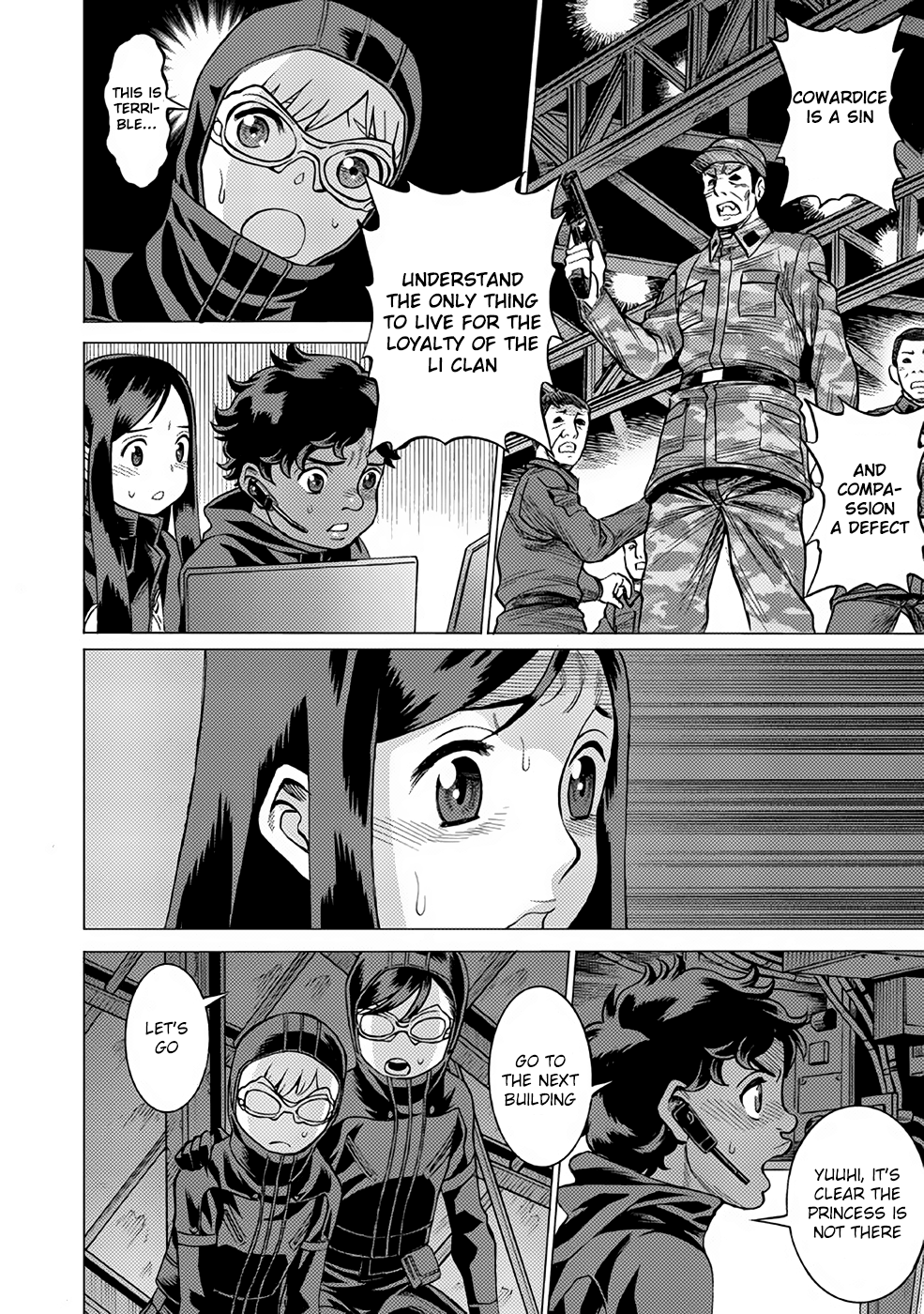 Halaman dari Dance in the Vampire Bund A.S.O. Chapter 28