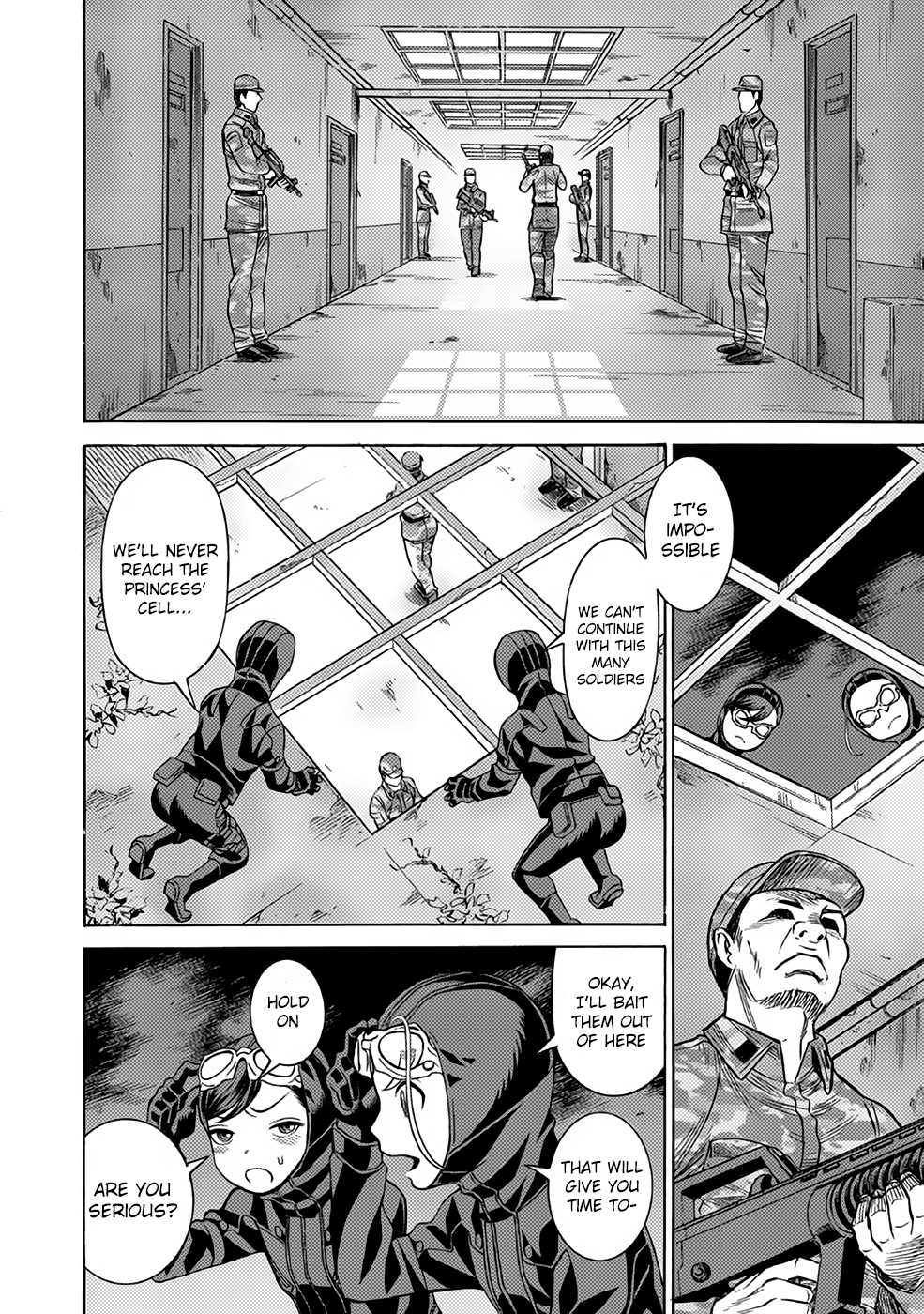 Halaman dari Dance in the Vampire Bund A.S.O. Chapter 28