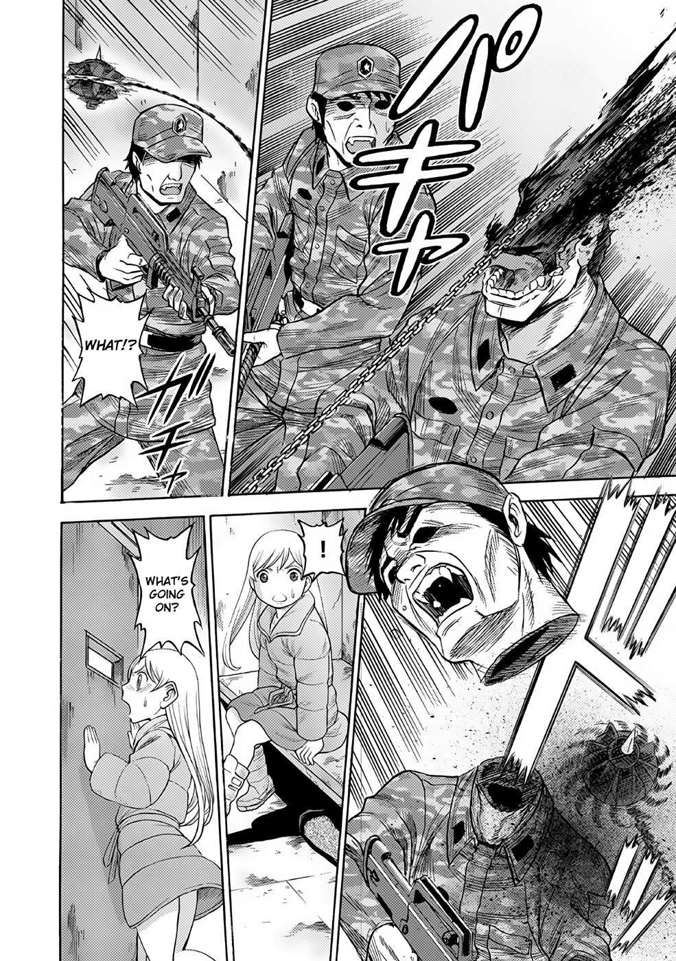 Halaman dari Dance in the Vampire Bund A.S.O. Chapter 28