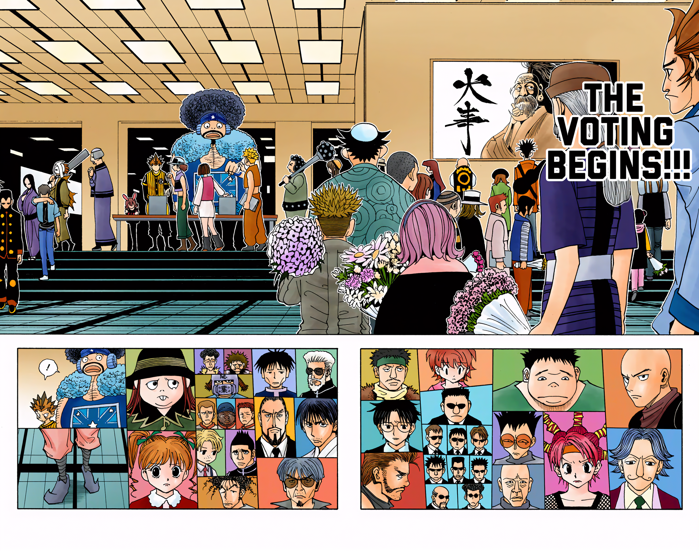 Halaman dari HUNTER x HUNTER (Official Colored) Chapter 320