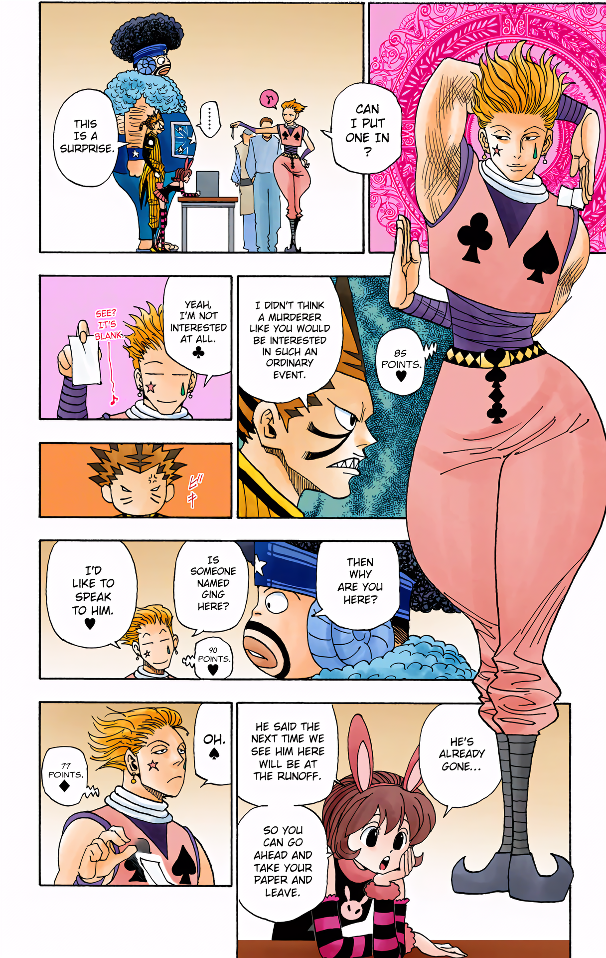 Halaman dari HUNTER x HUNTER (Official Colored) Chapter 320