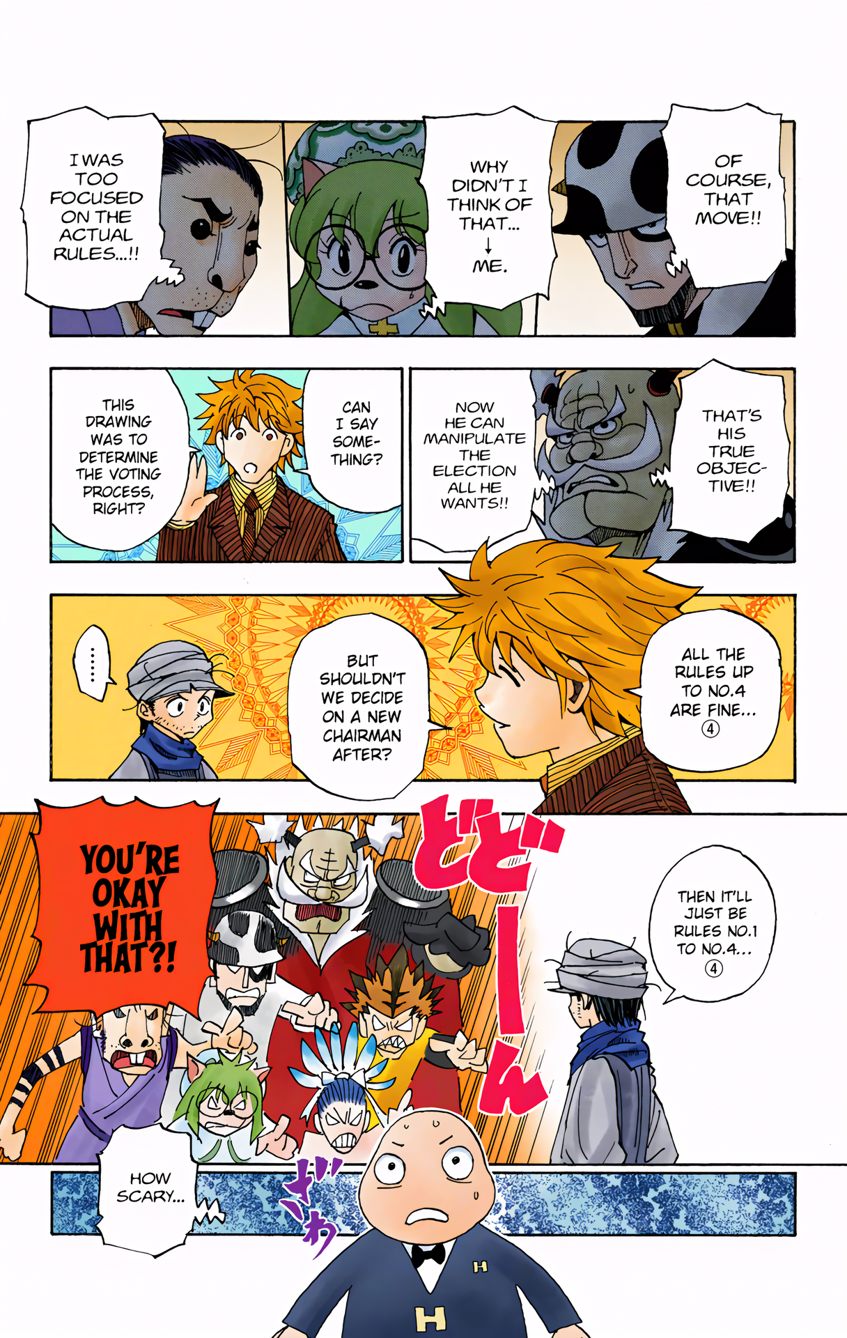 Halaman dari HUNTER x HUNTER (Official Colored) Chapter 320