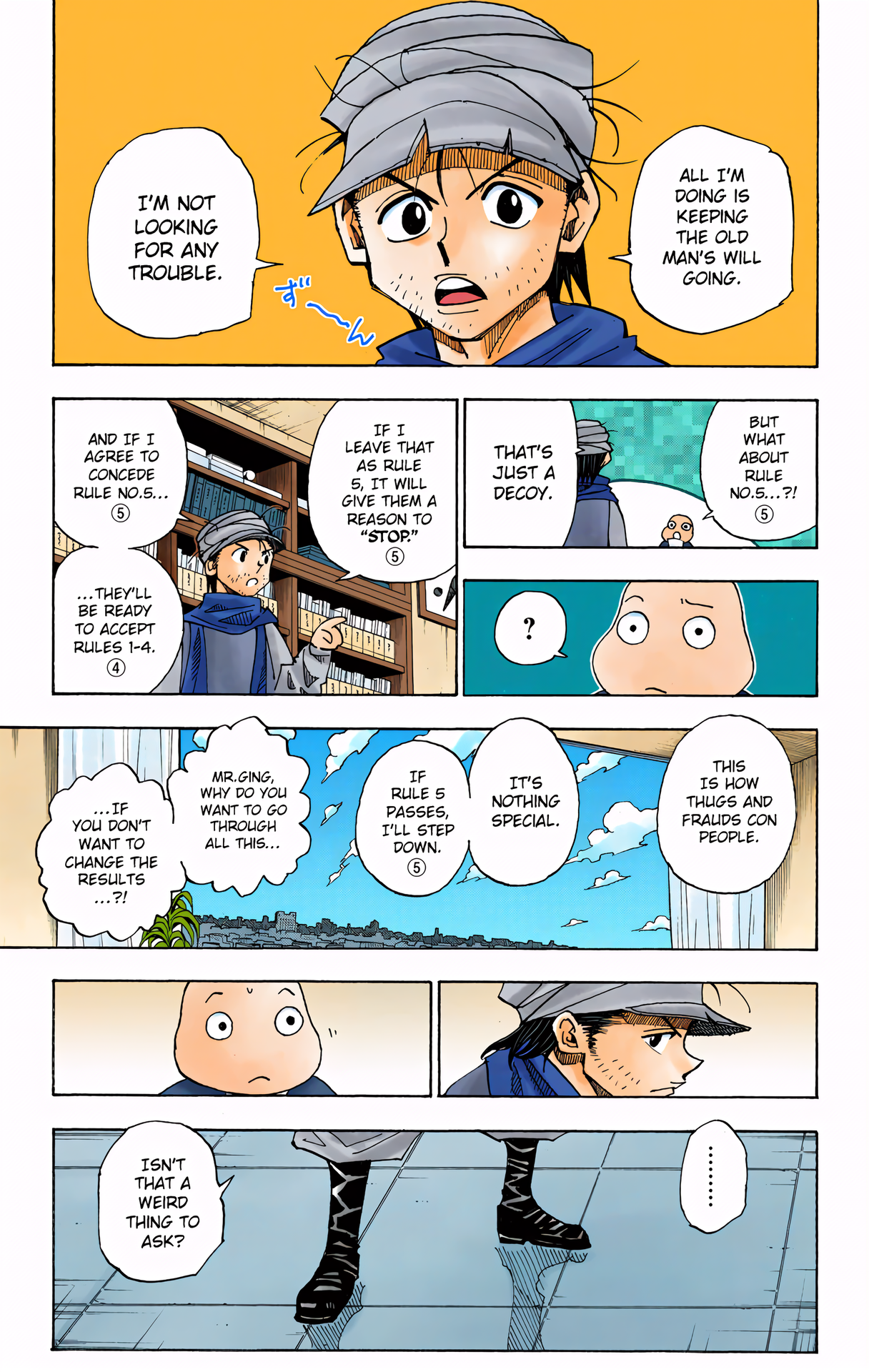 Halaman dari HUNTER x HUNTER (Official Colored) Chapter 320