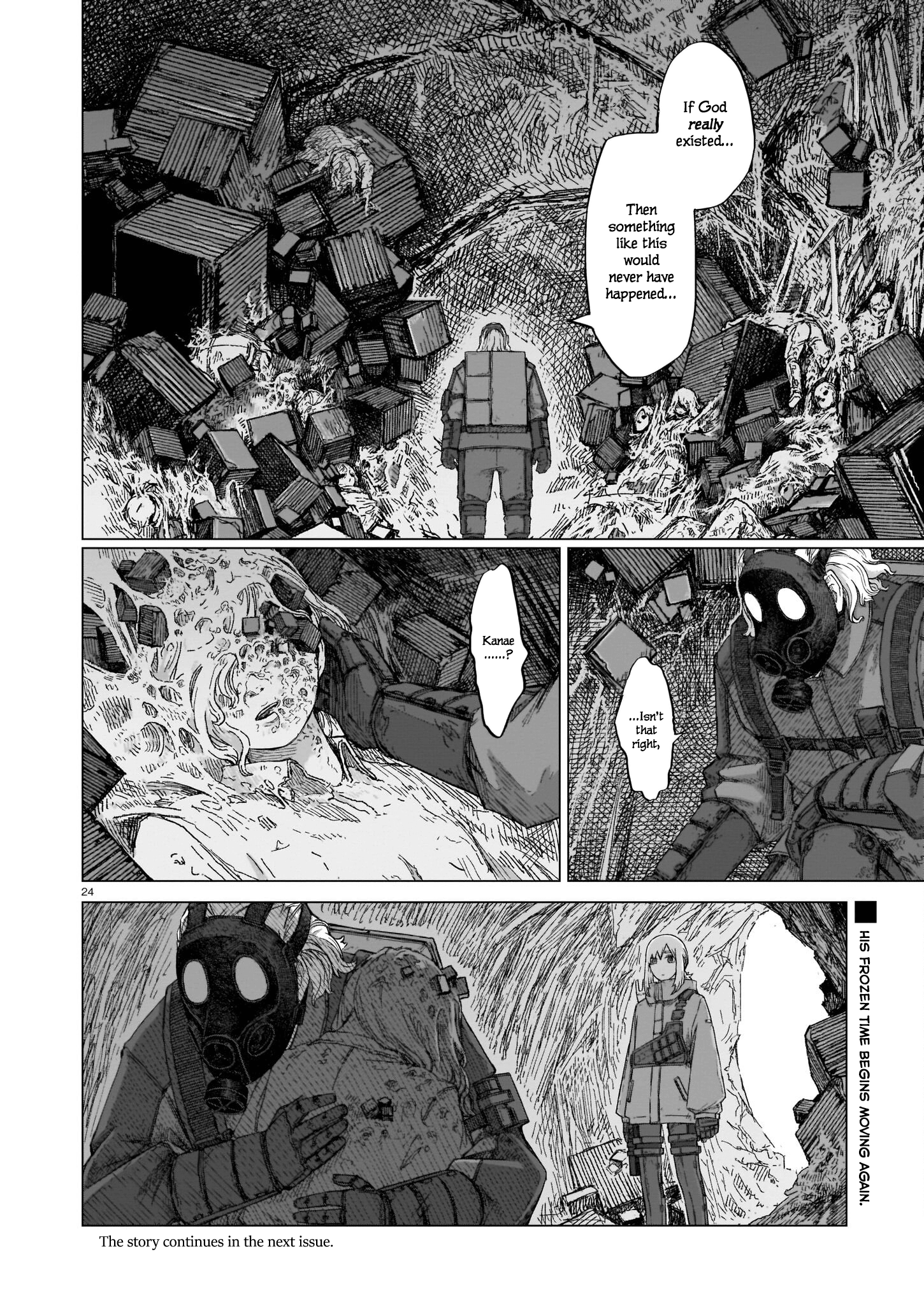 Halaman dari The Color of the End: Mission in the Apocalypse Chapter 7