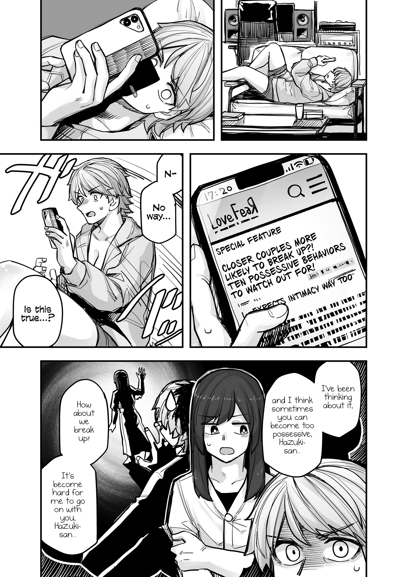 Halaman dari Ikemen Joshi to Josou Danshi Chapter 97