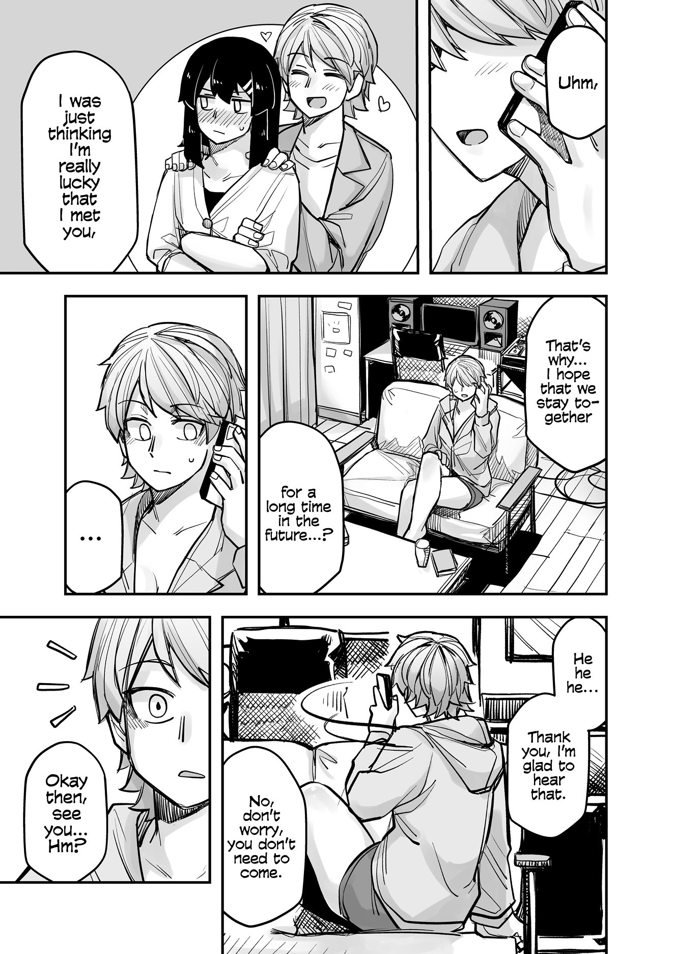 Halaman dari Ikemen Joshi to Josou Danshi Chapter 97