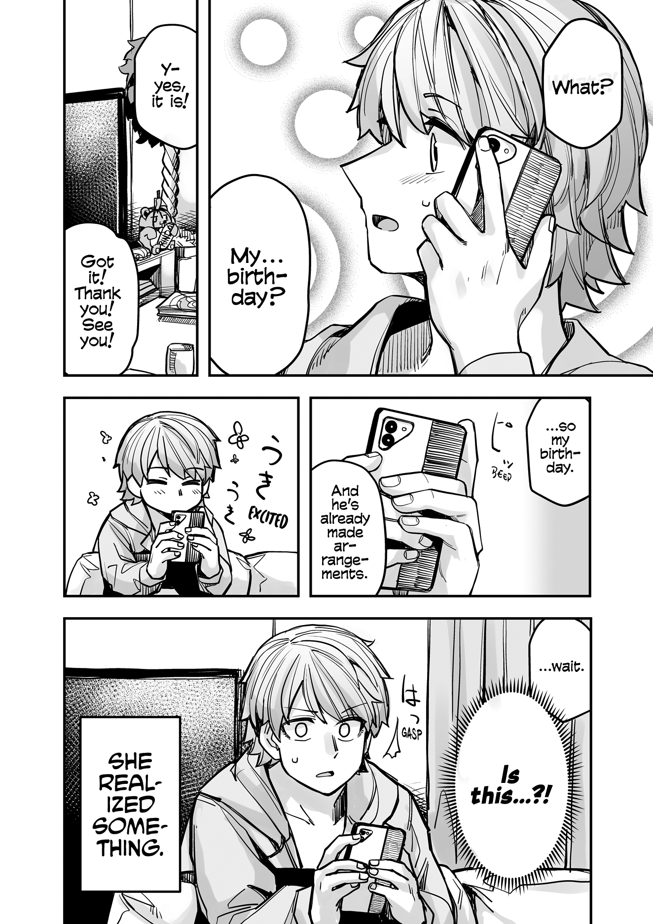 Halaman dari Ikemen Joshi to Josou Danshi Chapter 97