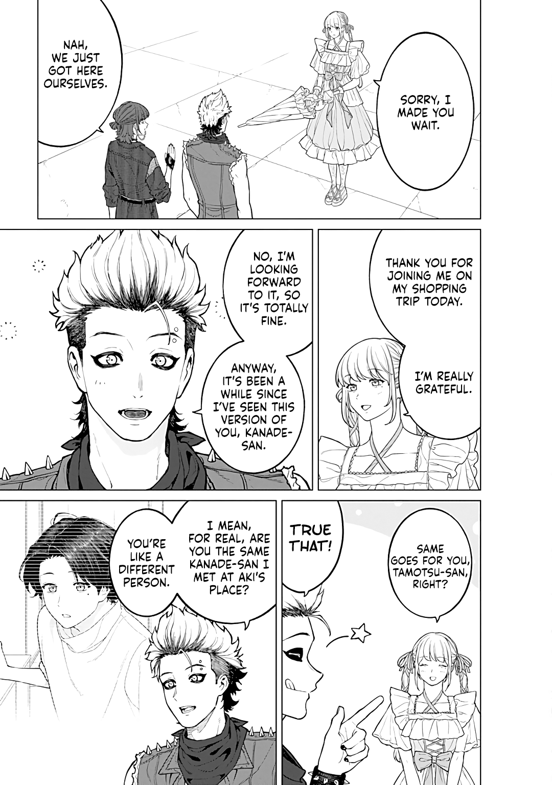 Halaman dari Kaisha to Shiseikatsu: On to Off Chapter 20