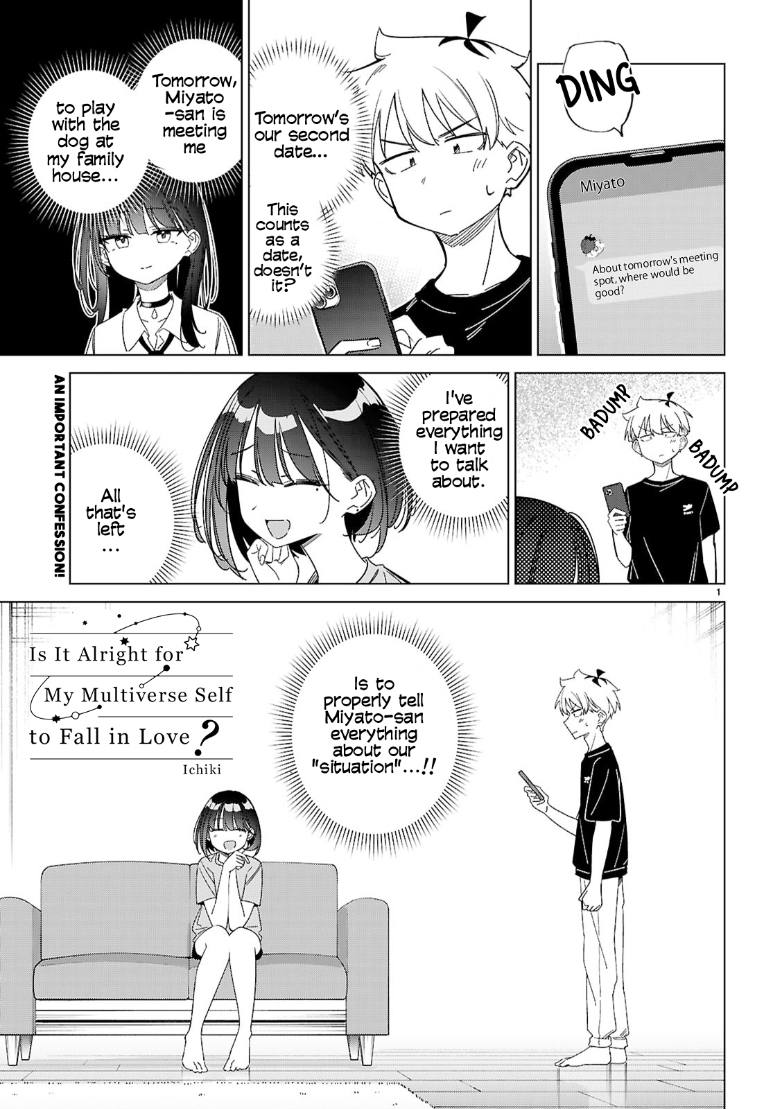 Multiverse no Watashi, Koishite Ii desu ka? Chapter 12 Page 1