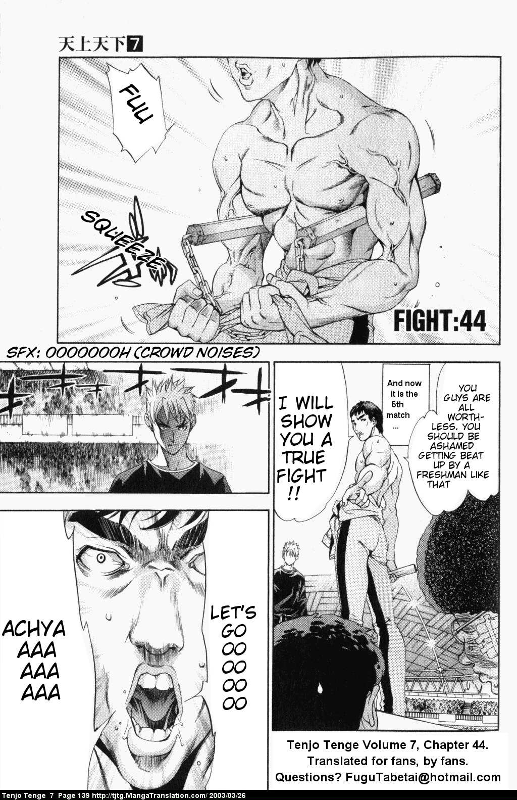 Halaman dari Tenjou Tenge Chapter 44
