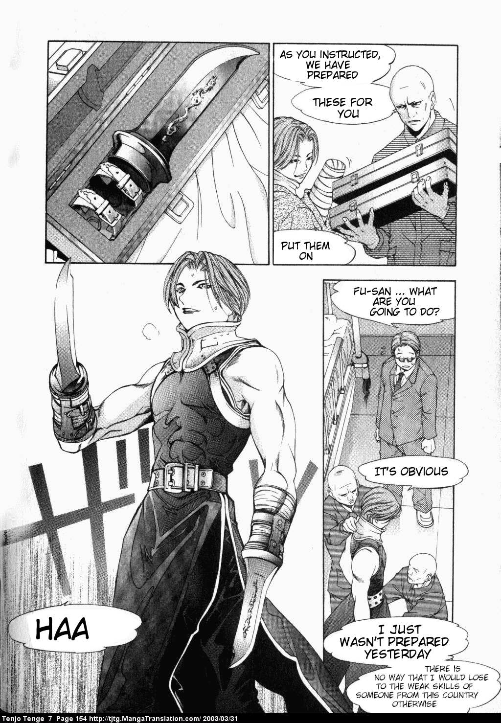 Halaman dari Tenjou Tenge Chapter 44