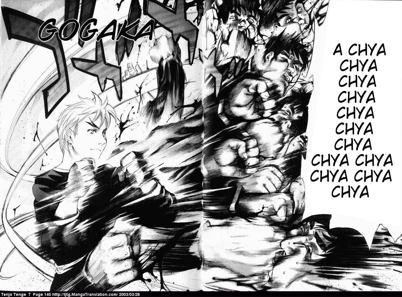 Halaman dari Tenjou Tenge Chapter 44