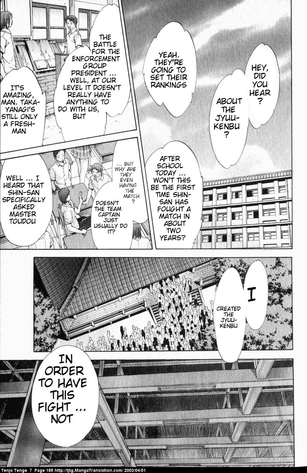 Halaman dari Tenjou Tenge Chapter 44