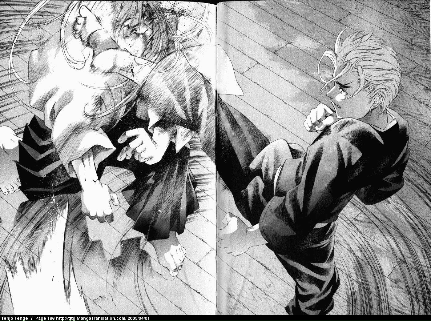 Halaman dari Tenjou Tenge Chapter 44