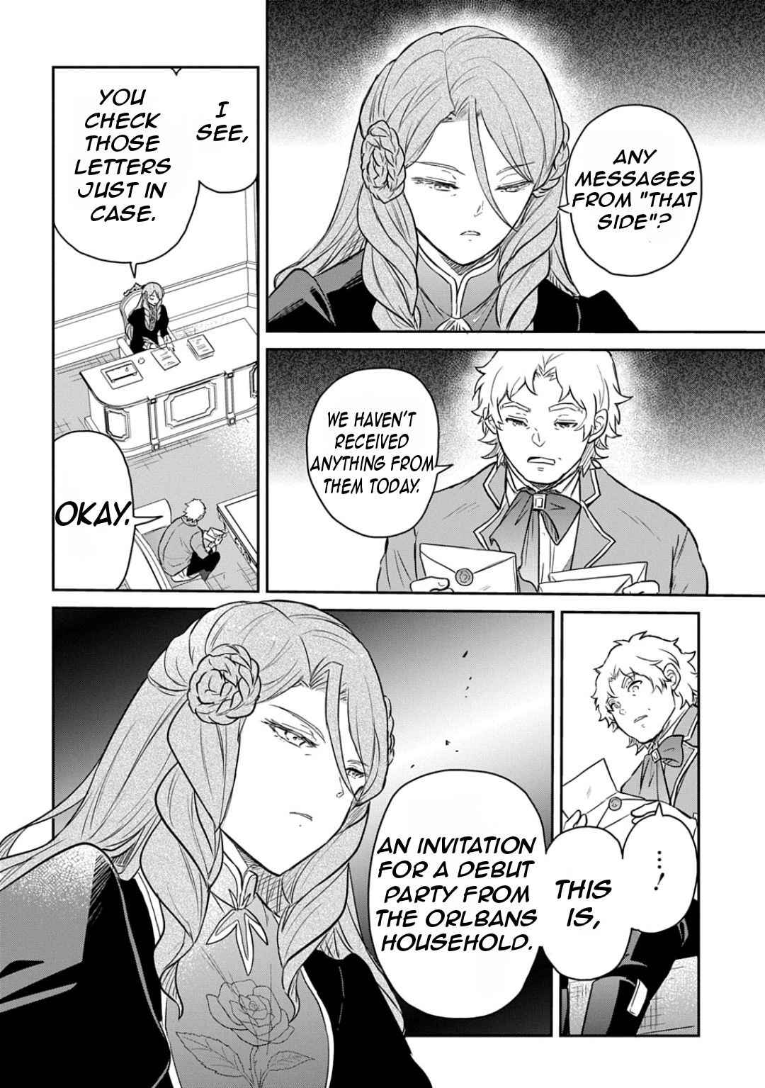 Halaman dari Tensei Youjo wa Akiramenai Chapter 54