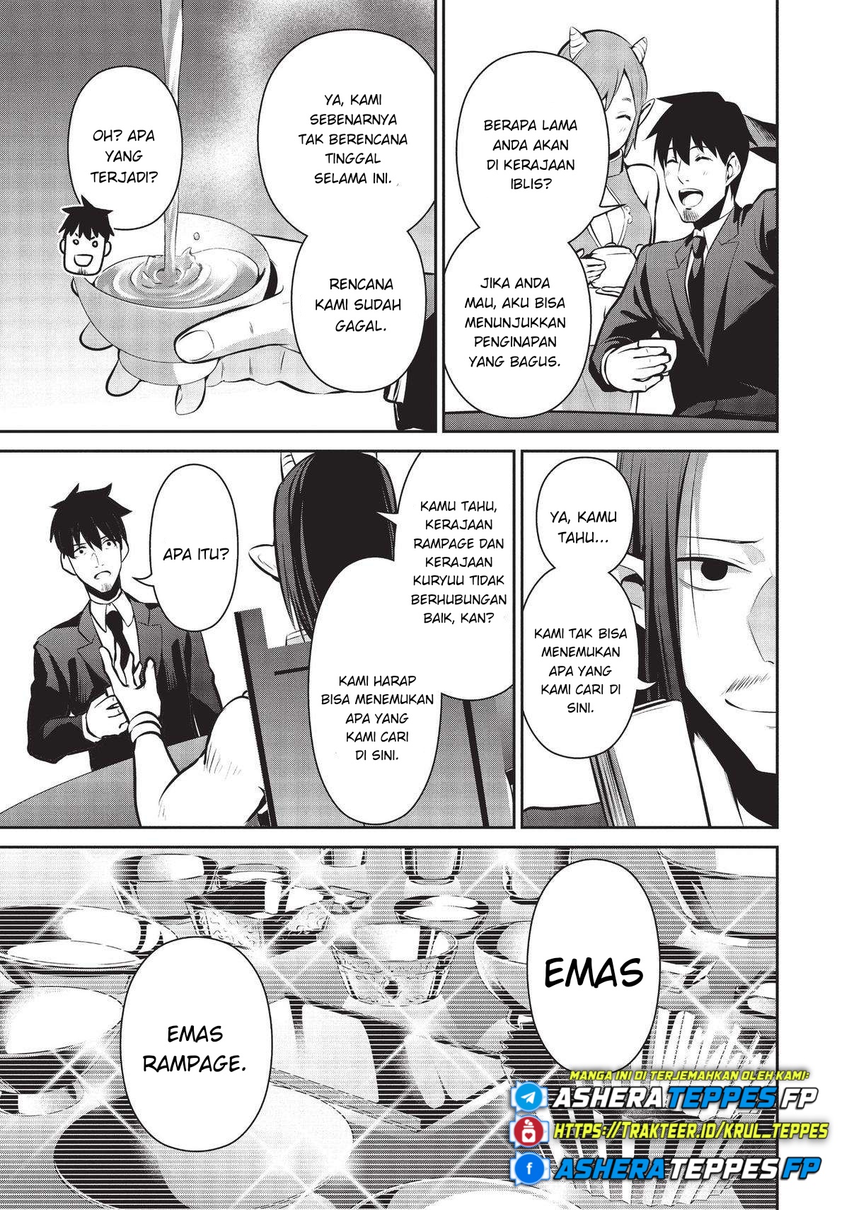 Salaryman ga Isekai ni Ittara Shitennou ni Natta Hanashi Chapter 46 - halaman 14