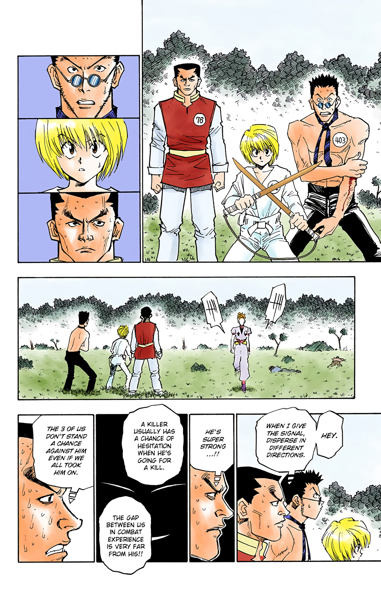 Halaman dari HUNTER x HUNTER (Official Colored) Chapter 9