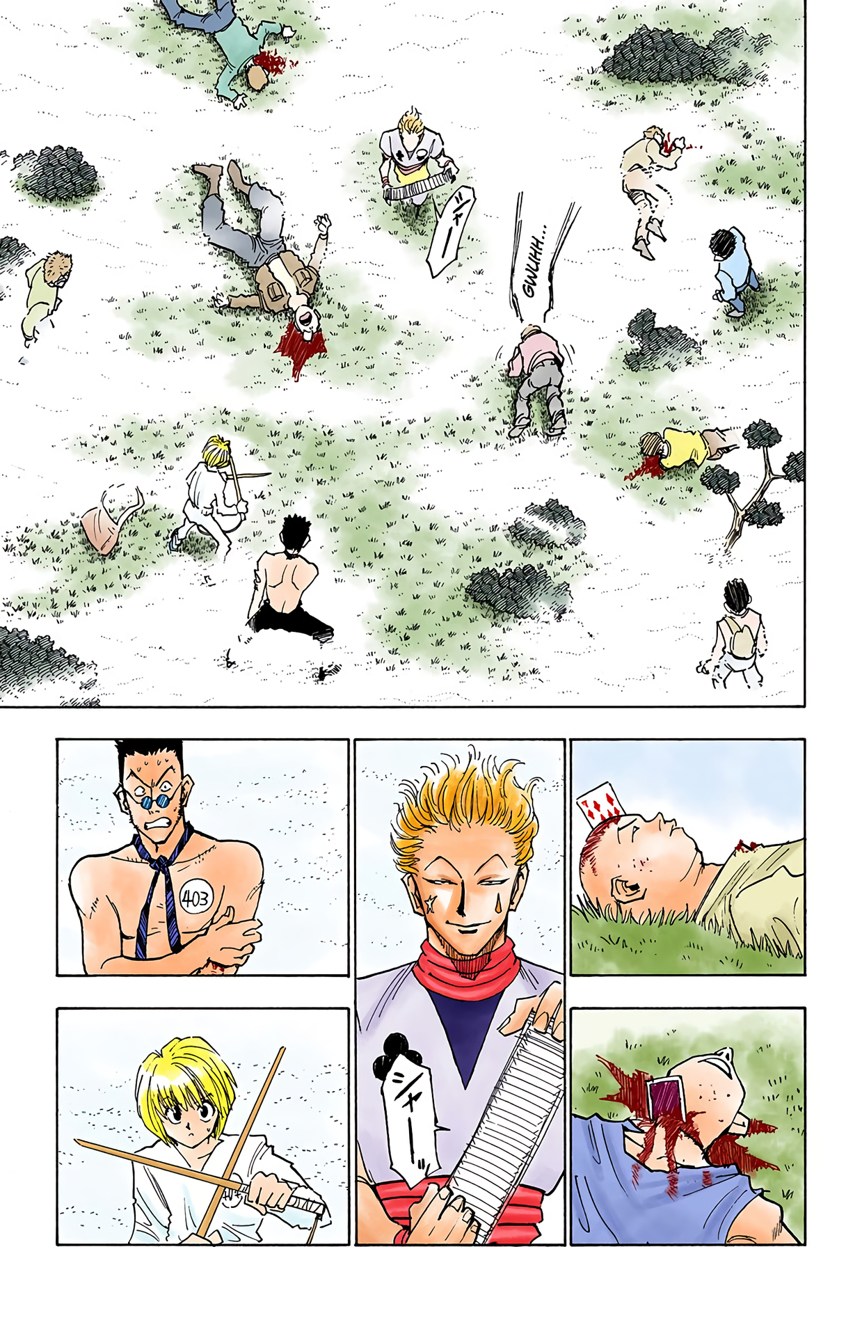 Halaman dari HUNTER x HUNTER (Official Colored) Chapter 9