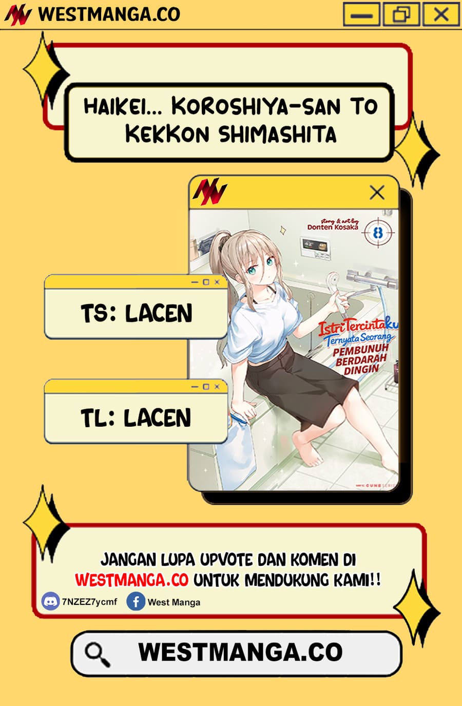 Haikei... Koroshiya-san to Kekkon Shimashita Chapter 62 - halaman 1