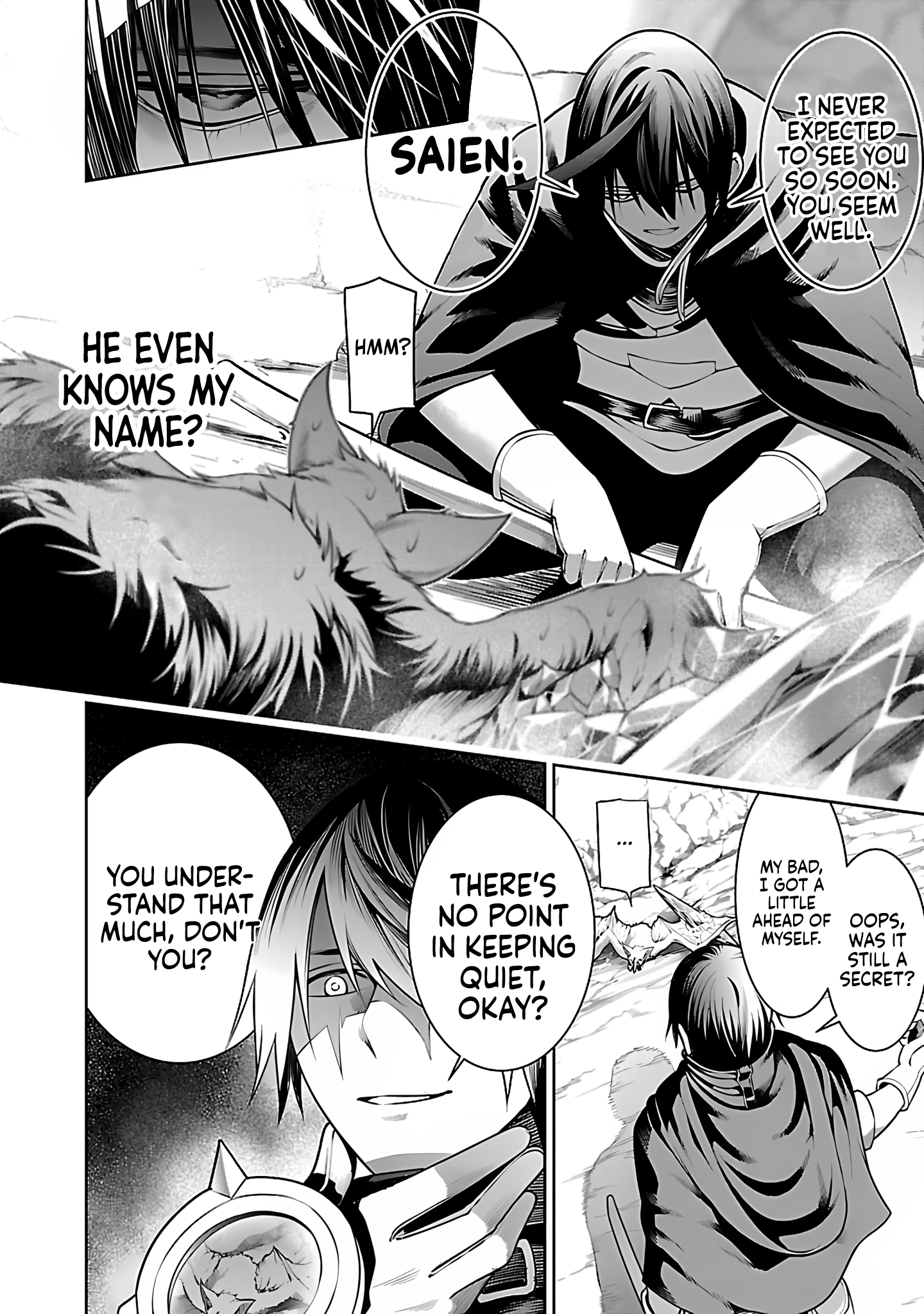 Halaman dari Tsuihousareru Tabi ni Skill wo Te ni Ireta Ore ga, 100 no Isekai de 2-shuume Musou Chapter 10.1