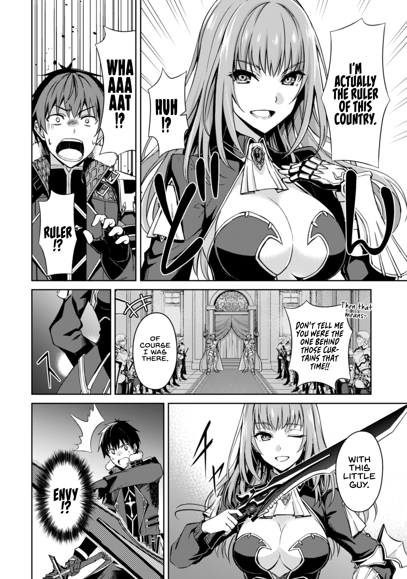 Halaman dari Boushoku no Berserk ~Ore dake Level to Iu Gainen wo Toppa suru~ Chapter 36