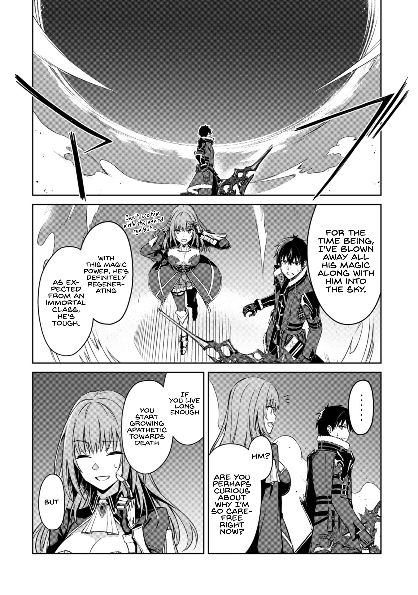 Halaman dari Boushoku no Berserk ~Ore dake Level to Iu Gainen wo Toppa suru~ Chapter 36