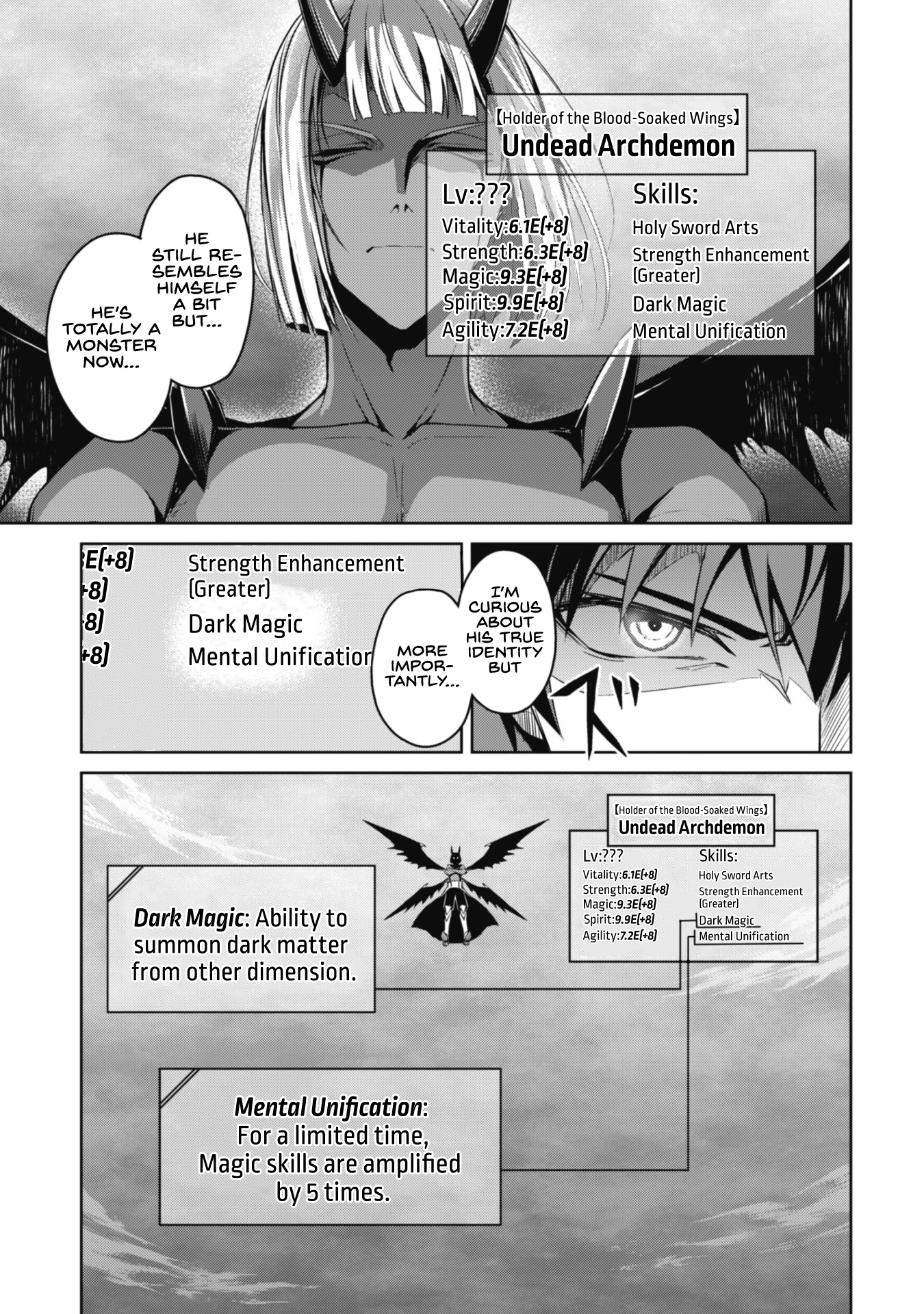 Halaman dari Boushoku no Berserk ~Ore dake Level to Iu Gainen wo Toppa suru~ Chapter 36