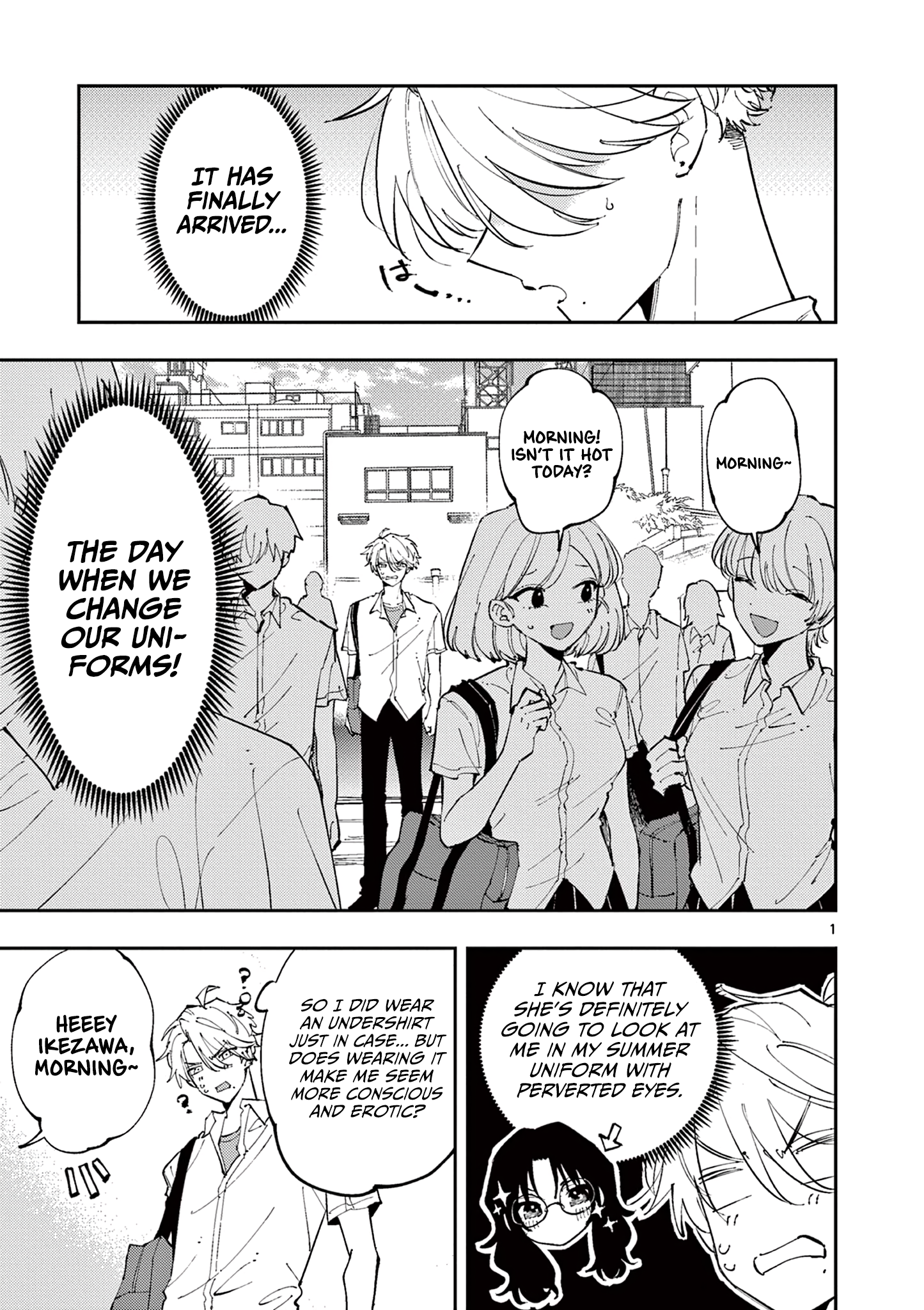 Halaman dari Tonari no Seki no Yatsu ga Souiu Me de Mitekuru Chapter 8