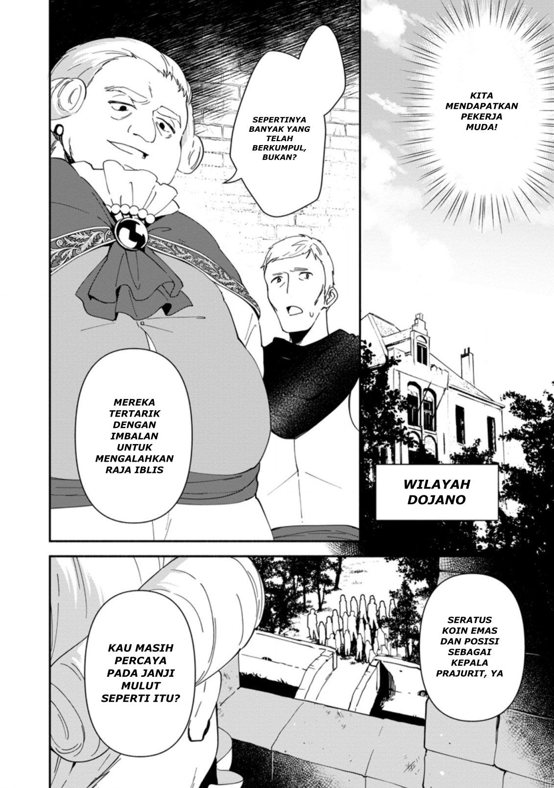 Binbou Kokka no Kuroji Kaikaku ~Kanemouke no Tame Nara Shudan o Erabanai ore ga, Naze ka Zessansarete iru Ken ni Tsuite~ Chapter 2.2 - halaman 2