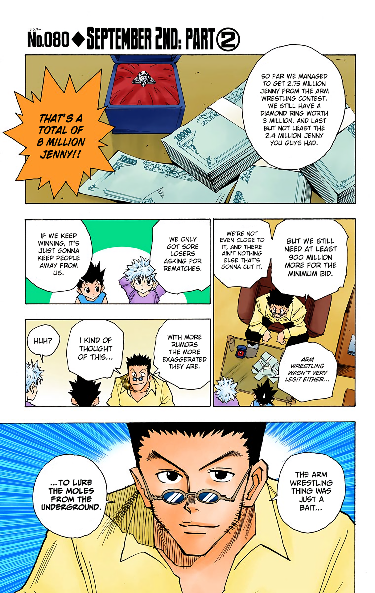 Halaman dari HUNTER x HUNTER (Official Colored) Chapter 80
