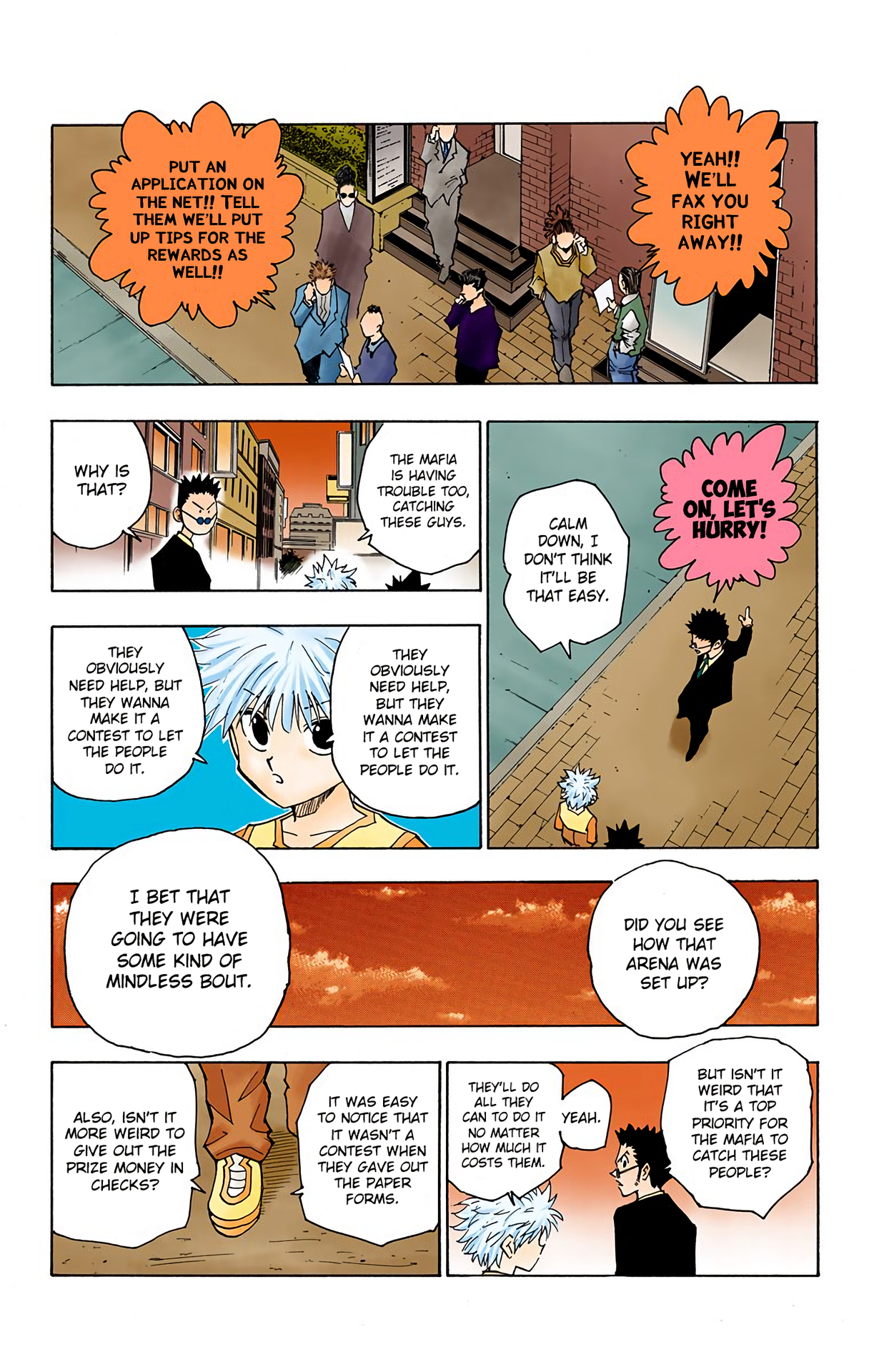 Halaman dari HUNTER x HUNTER (Official Colored) Chapter 80