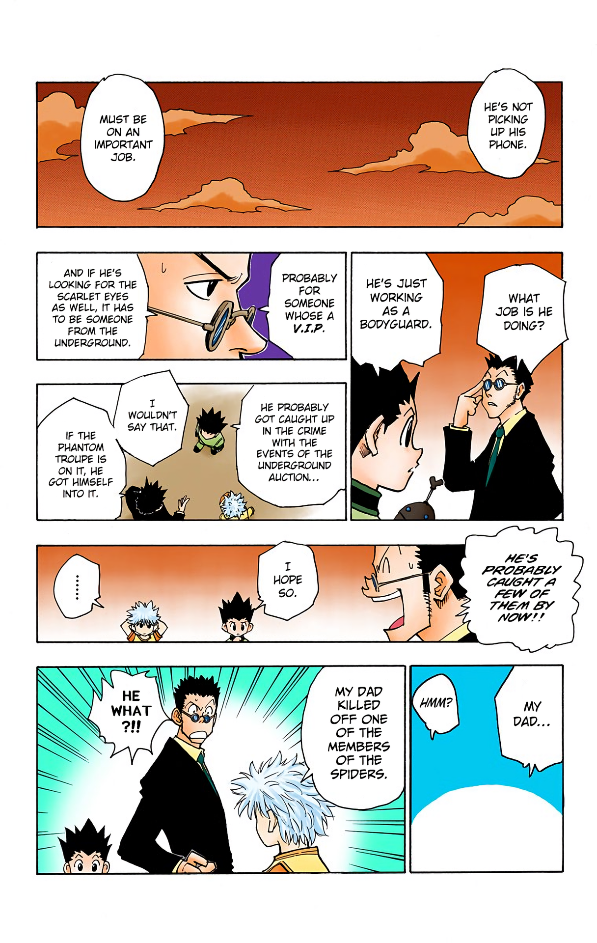 Halaman dari HUNTER x HUNTER (Official Colored) Chapter 80