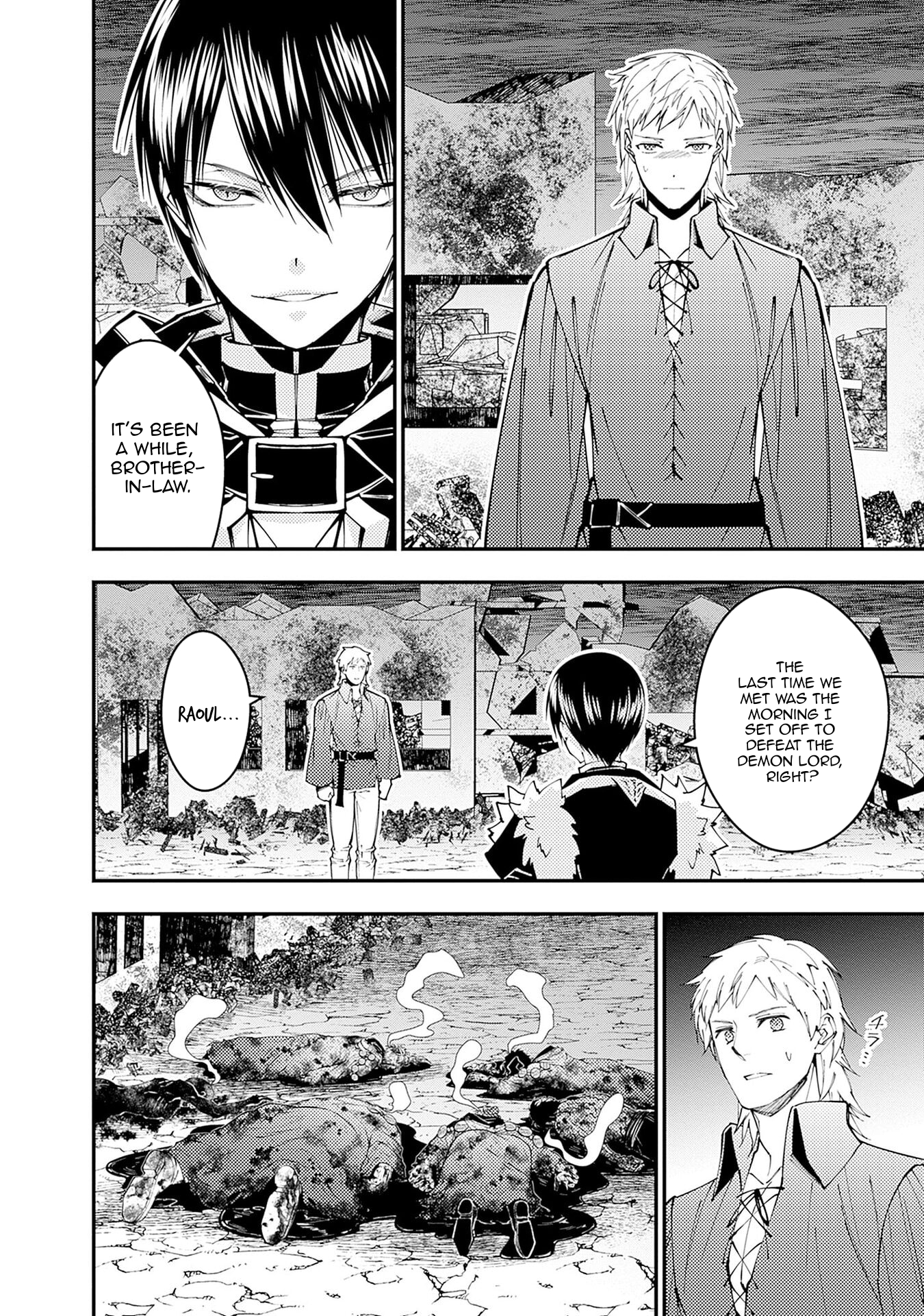 Halaman dari Fukushuu o Koinegau Saikyou Yuusha wa, Yami no Chikara de Senmetsu Musou Suru Chapter 102
