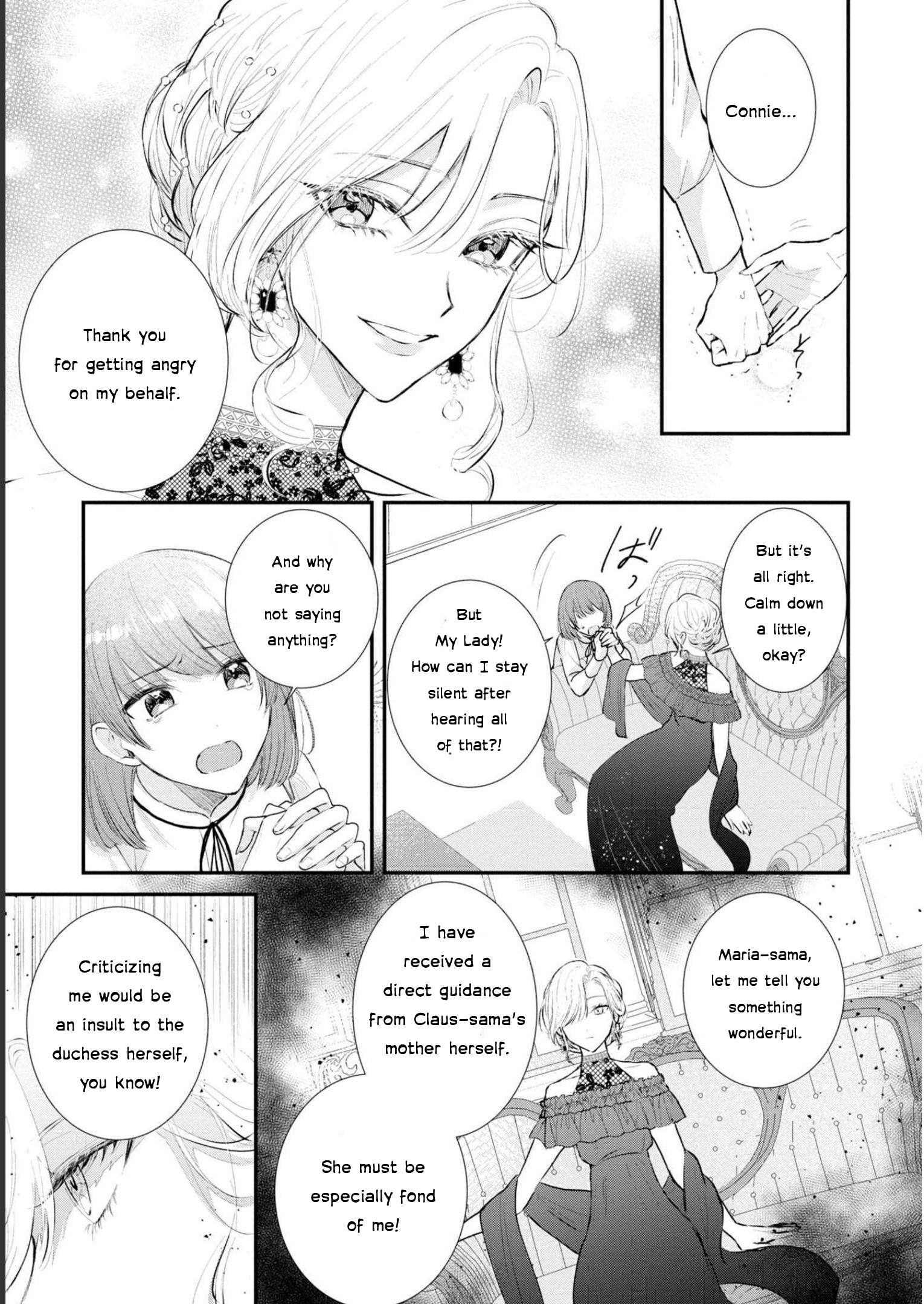 Halaman dari Though I May Be a Villainess, I'll Show You I Can Obtain Happiness! Chapter 4