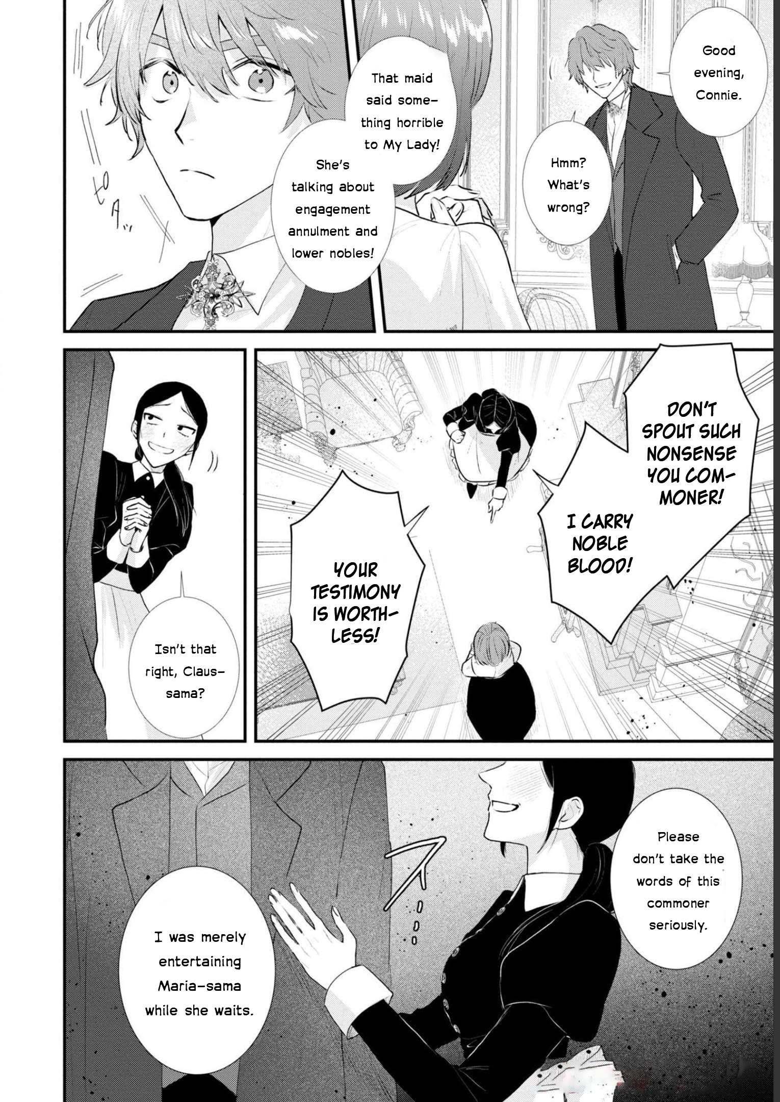Halaman dari Though I May Be a Villainess, I'll Show You I Can Obtain Happiness! Chapter 4