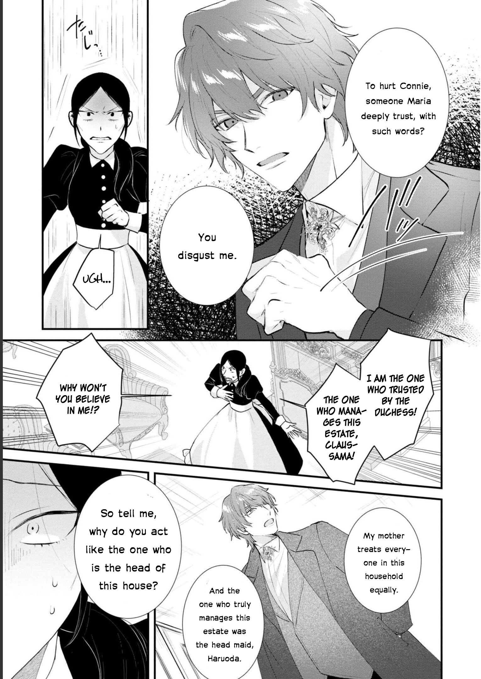 Halaman dari Though I May Be a Villainess, I'll Show You I Can Obtain Happiness! Chapter 4