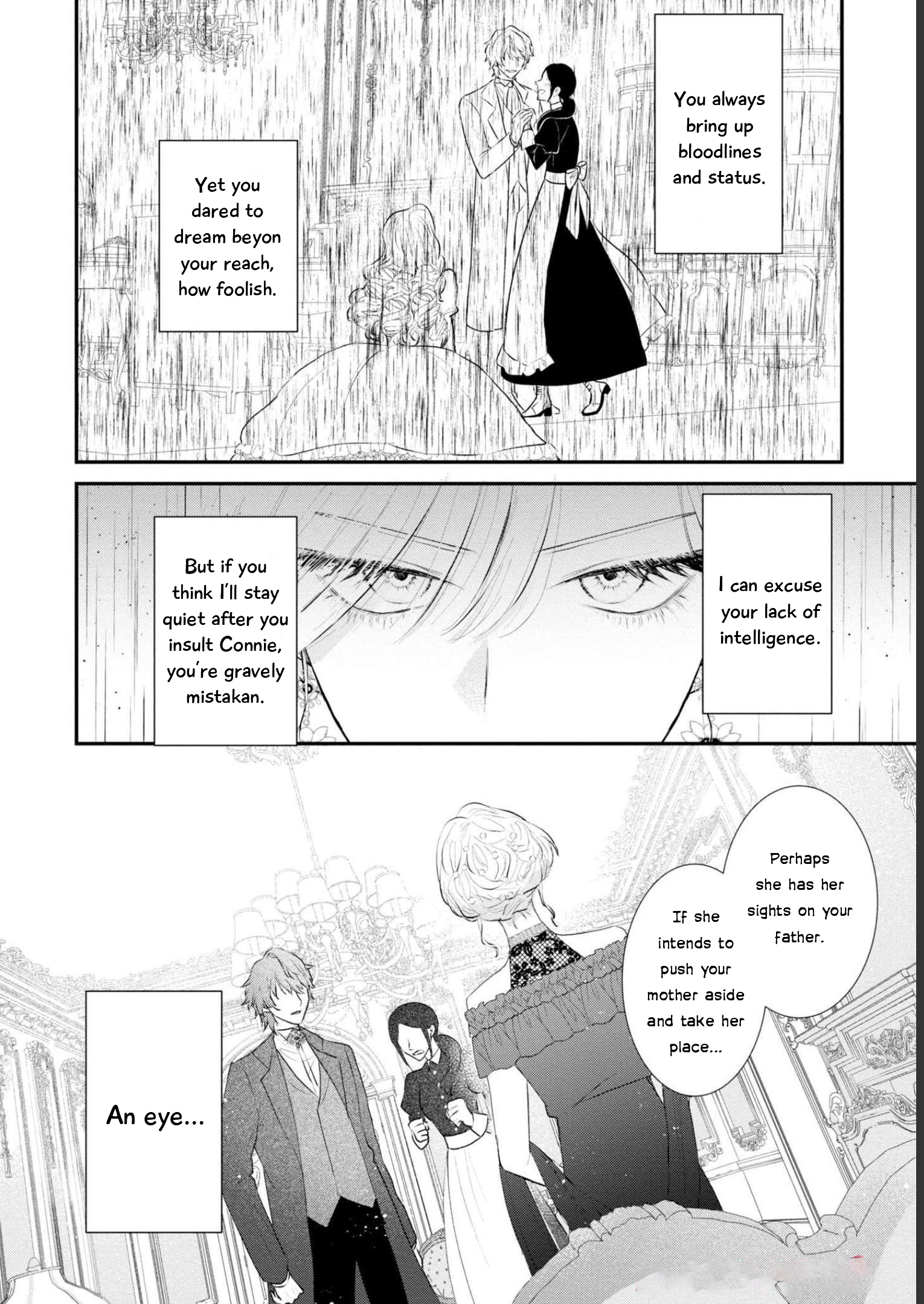 Halaman dari Though I May Be a Villainess, I'll Show You I Can Obtain Happiness! Chapter 4