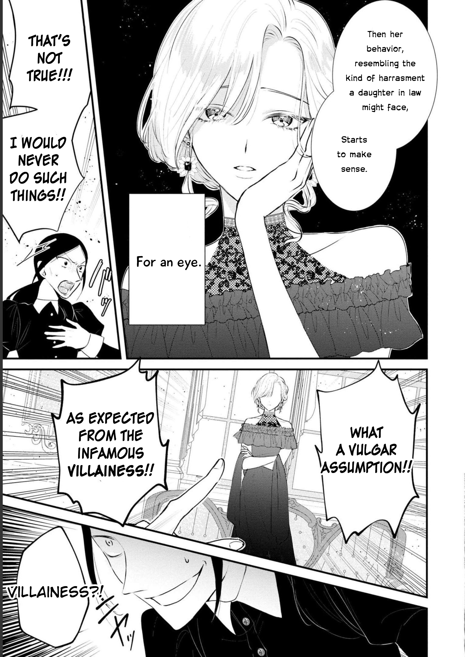 Halaman dari Though I May Be a Villainess, I'll Show You I Can Obtain Happiness! Chapter 4